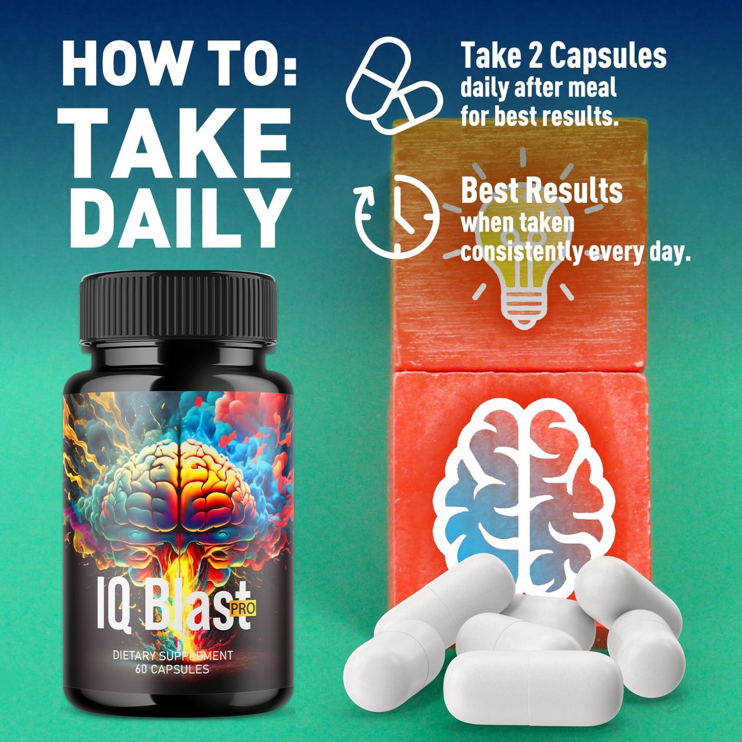 Flex University IQ Blast Pro Capsule 180 Capsules
