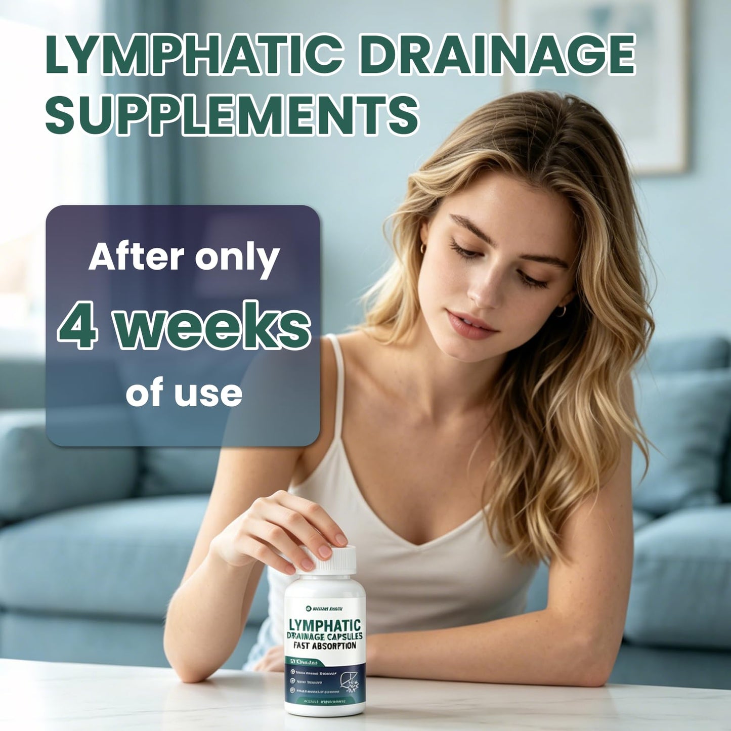 Maxhemphealth Lymphatic Drainage Capsules 19-in-1 Herbal, 90 Capsules