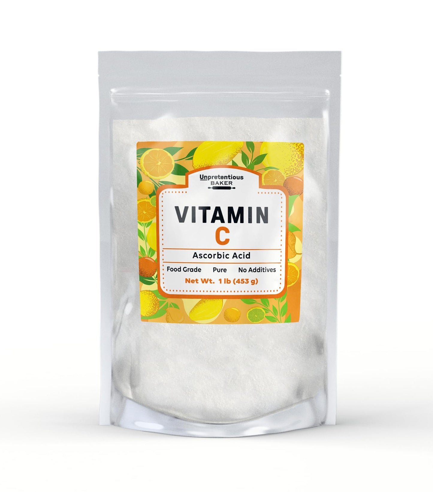 Unpretentious Vitamin C Powder, 16 oz