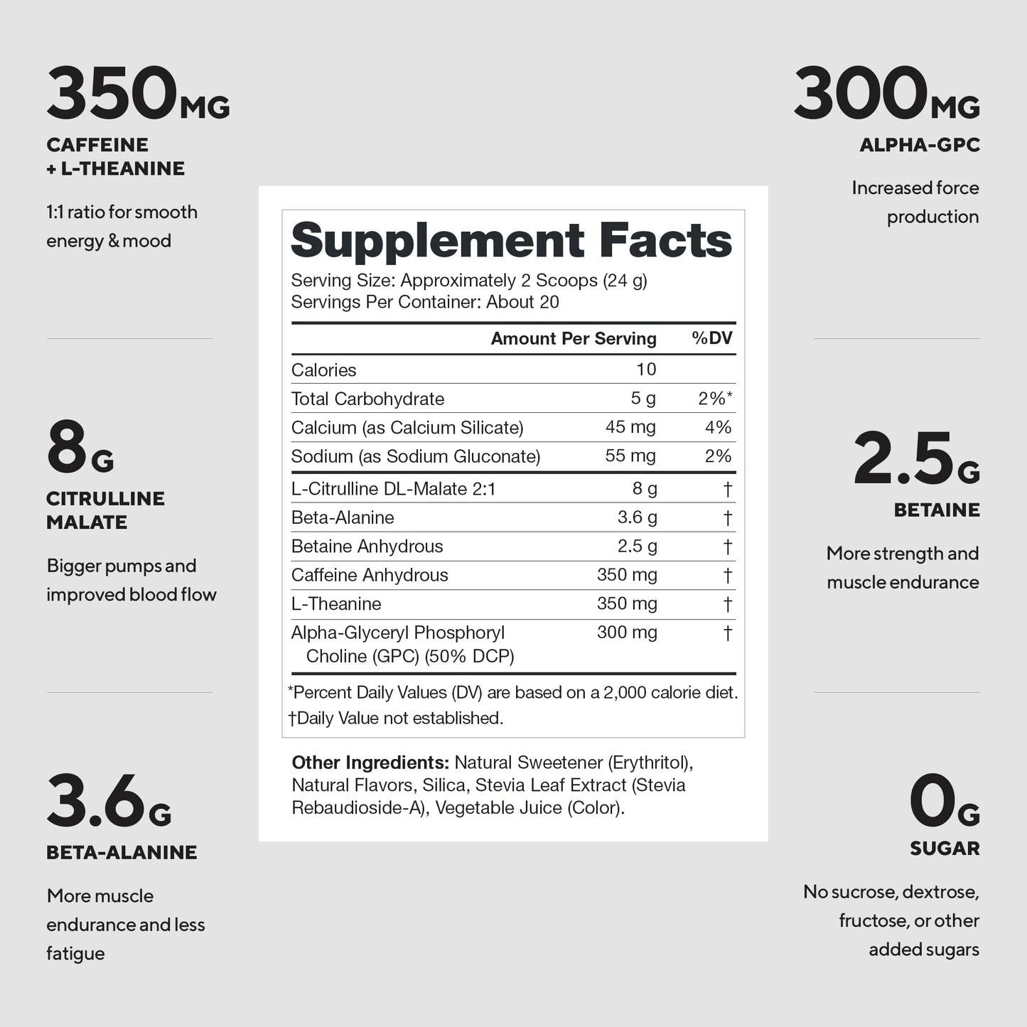 LEGION Pulse Pre Workout Powder 18