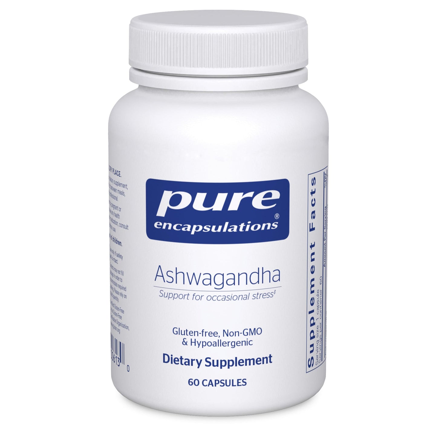 Pure Encapsulations Ashwagandha Capsules 60 Capsules