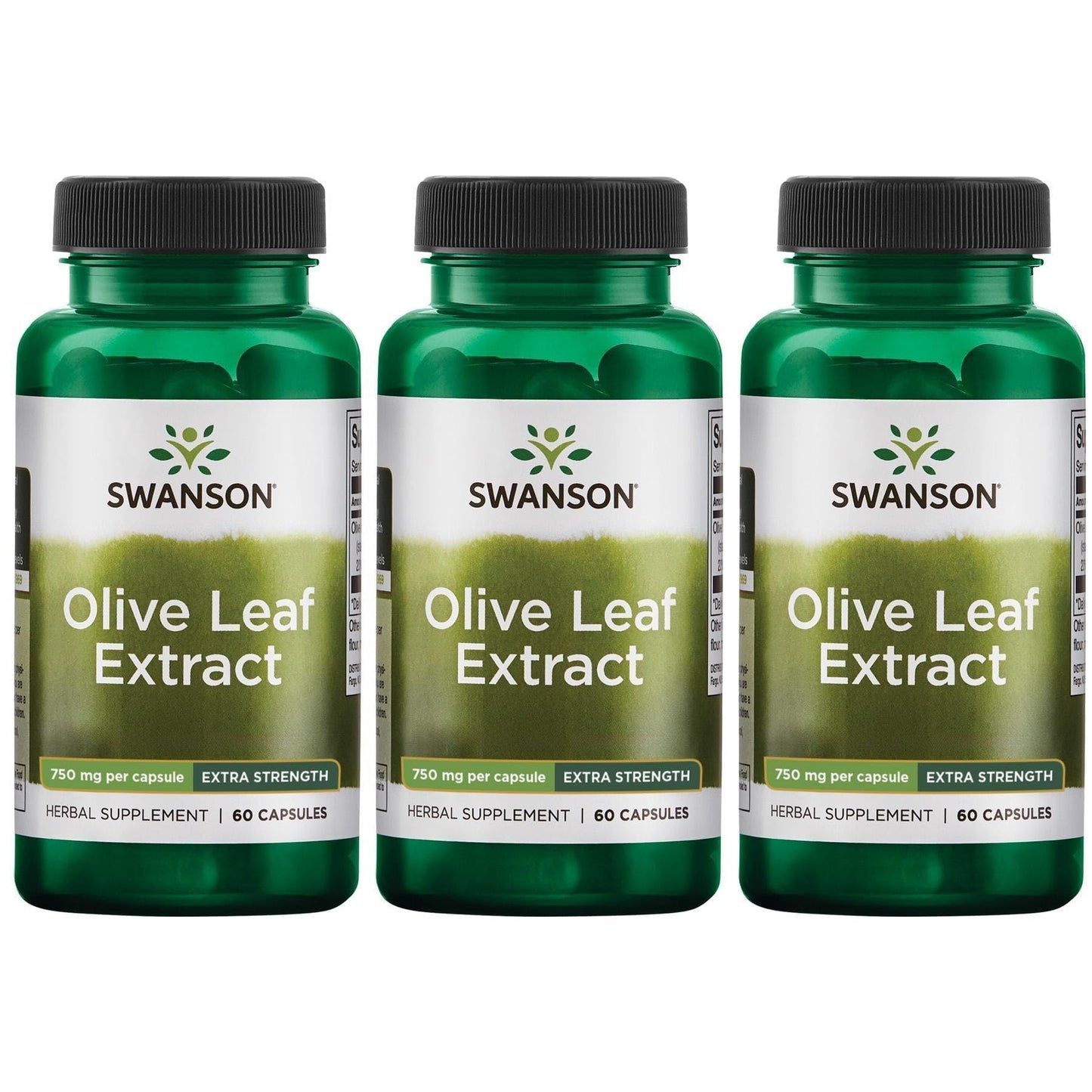 Swanson Olive Leaf Extract 180 Capsules