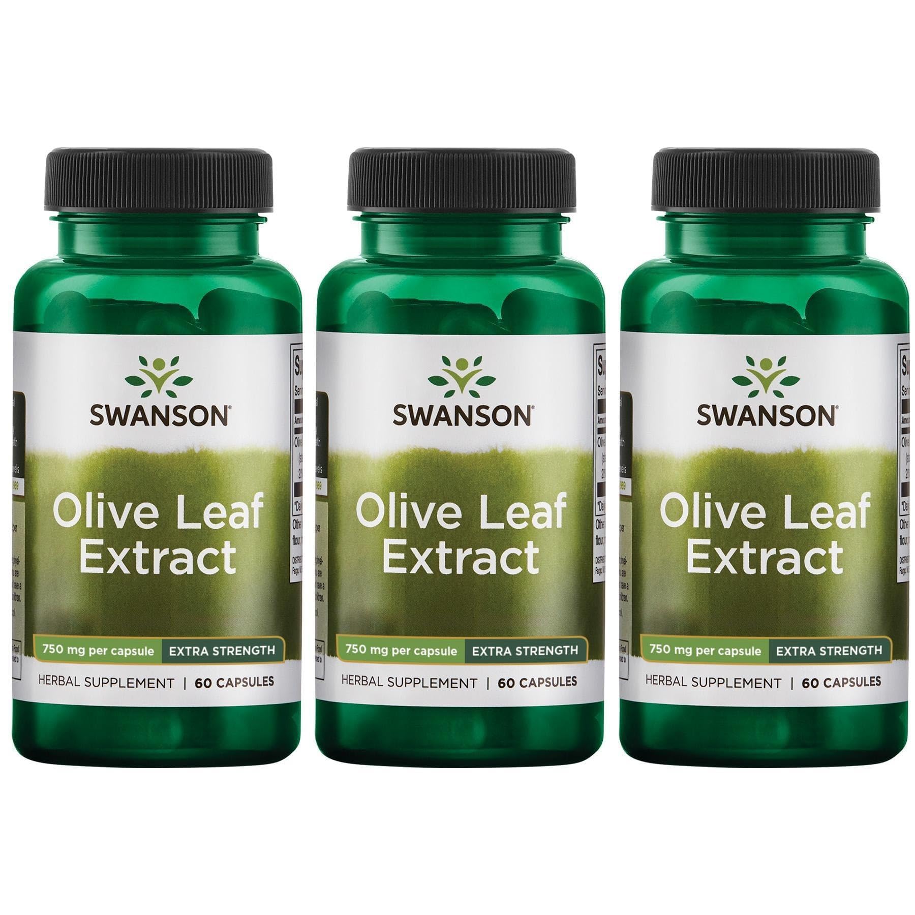 Swanson Olive Leaf Extract 180 Capsules