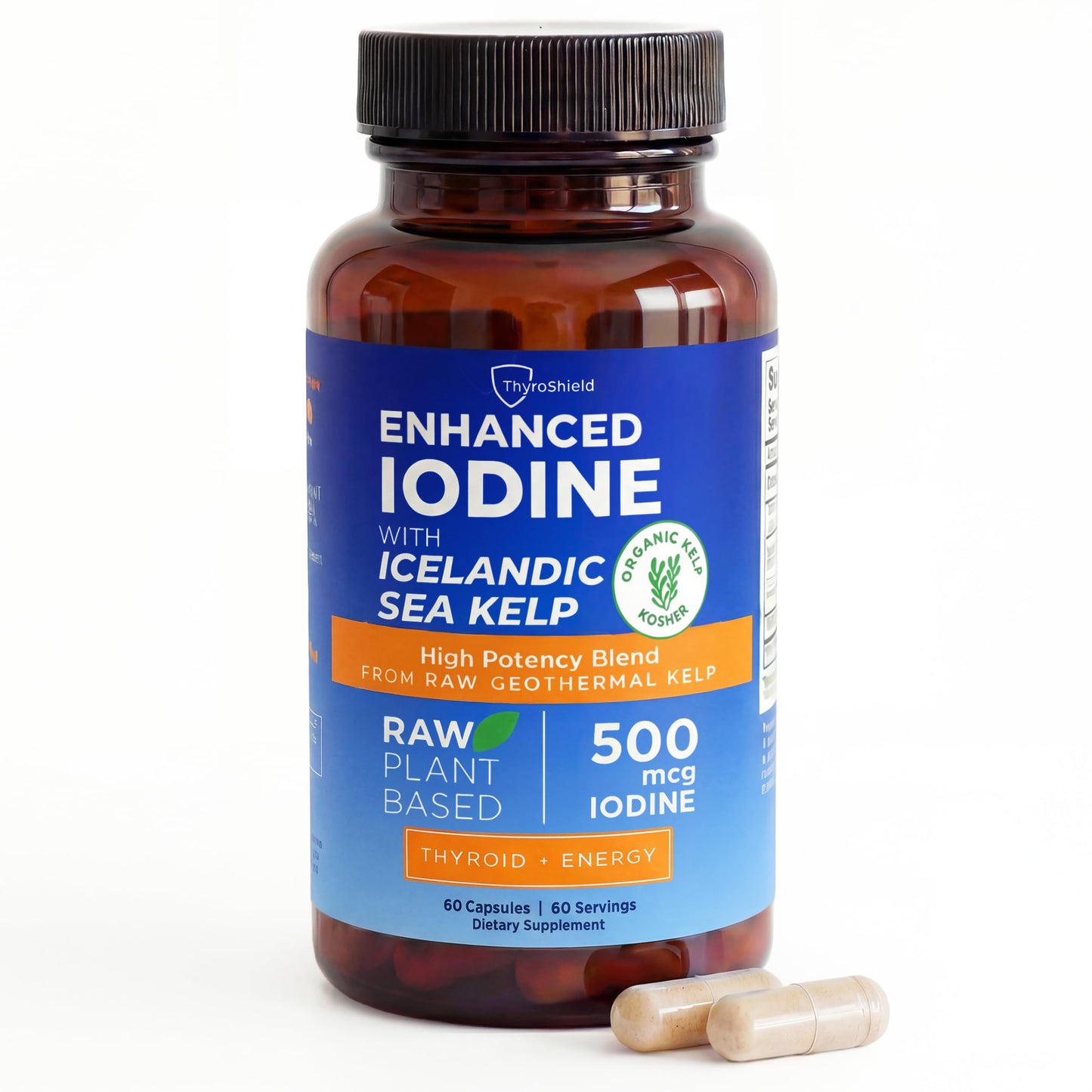 ThyroShield Iodine Supplement Capsule, 60 Count