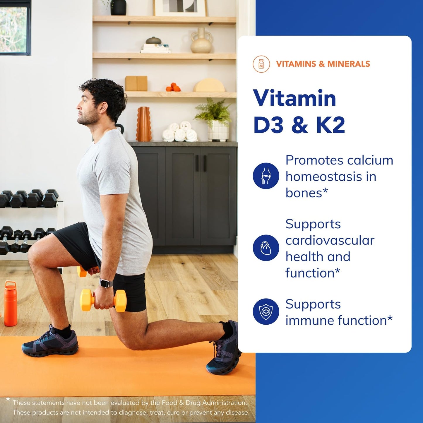 Pure Encapsulations Vitamin D3 & K2 - Bone & Vascular Health Support - Immune Function Support, 60 Capsules