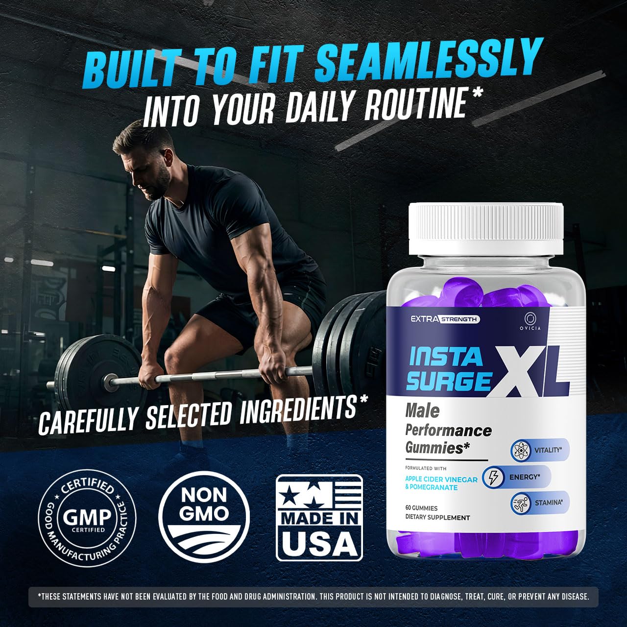OVICIA Insta SurgeXL 60 Gummies