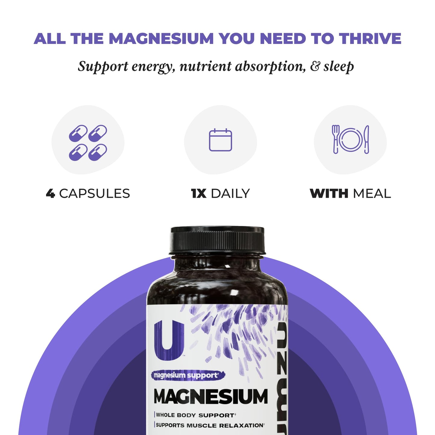 UMZU Daily Magnesium Complex Capsules 120 Capsules