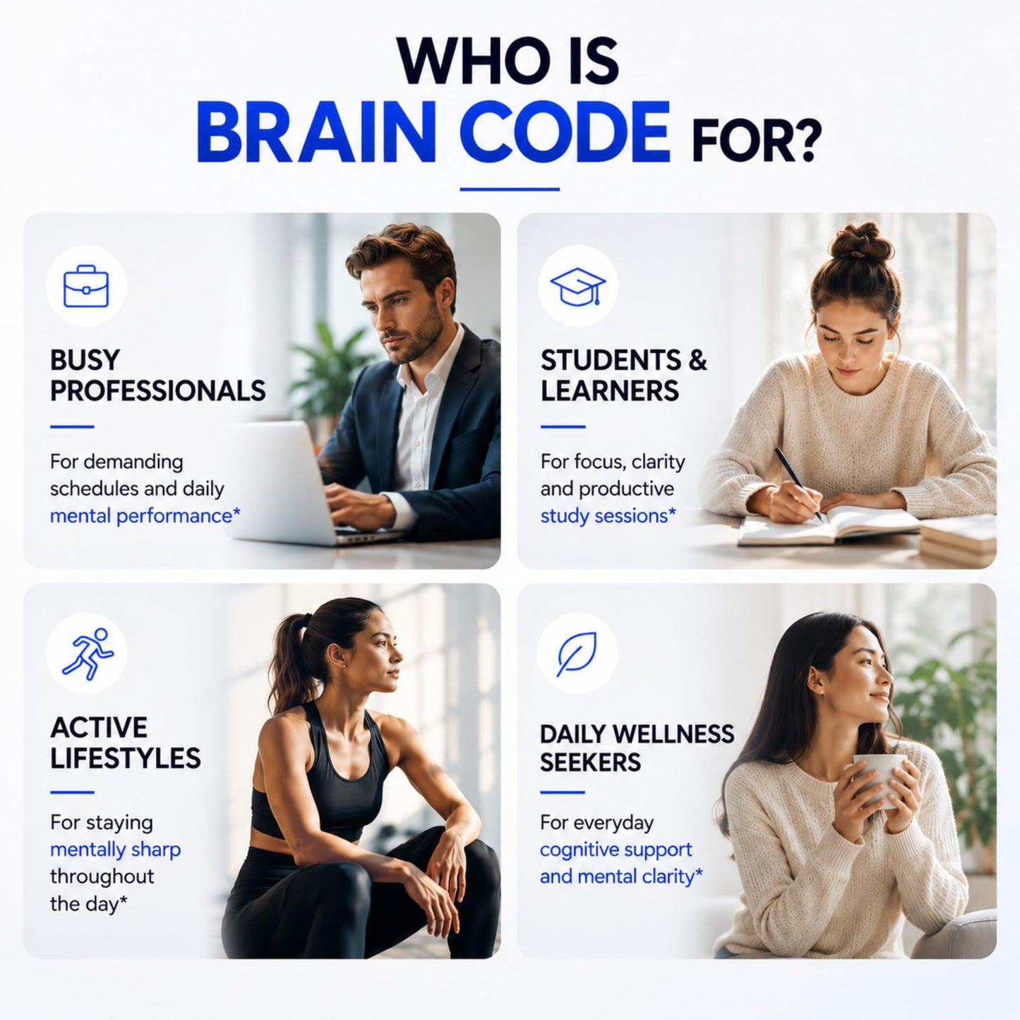 HerbaMe Nootropic Brain Supplement for Memory, Focus & Cognitive Support 90 Capsules