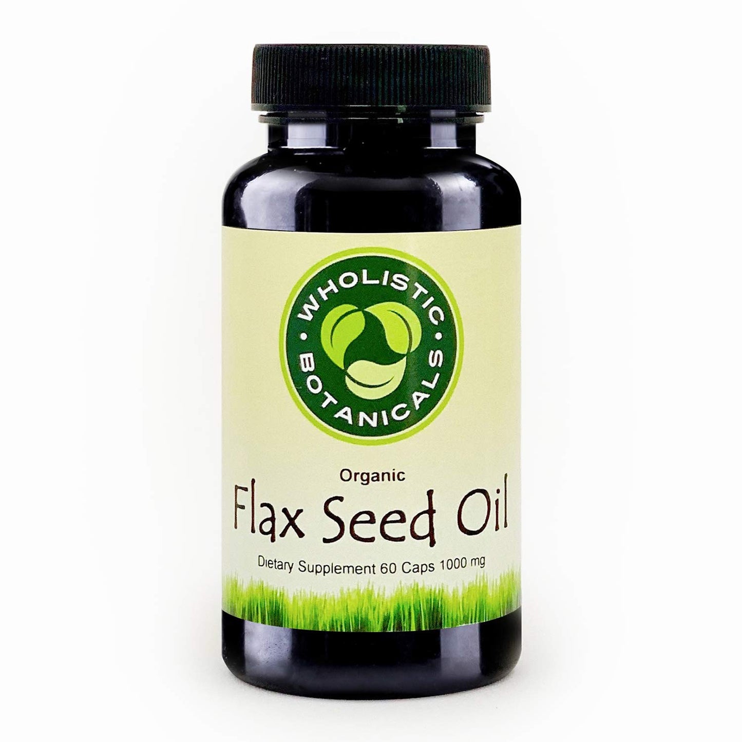 Wholistic Botanicals Flax Seed Oil Capsule, 60 Count