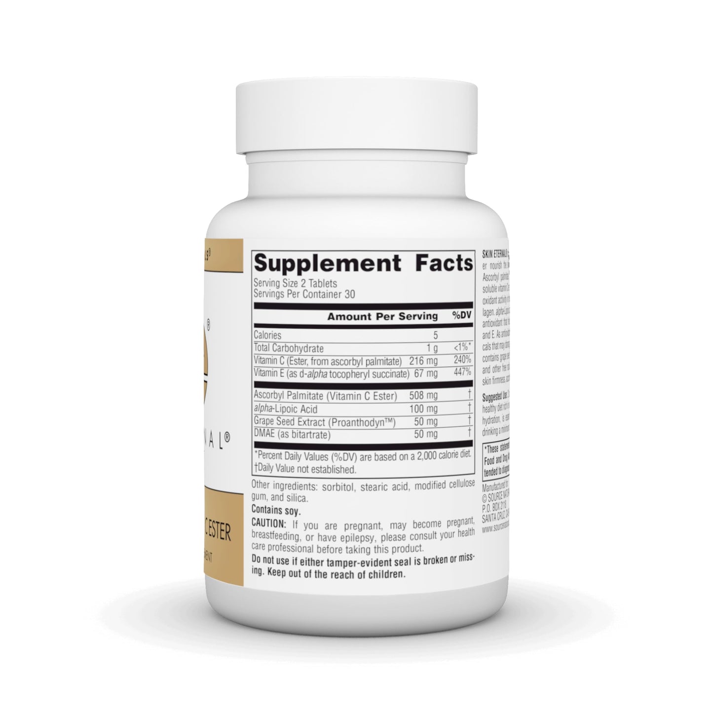 Source Naturals Skin Eternal Vegan 60 Tablets