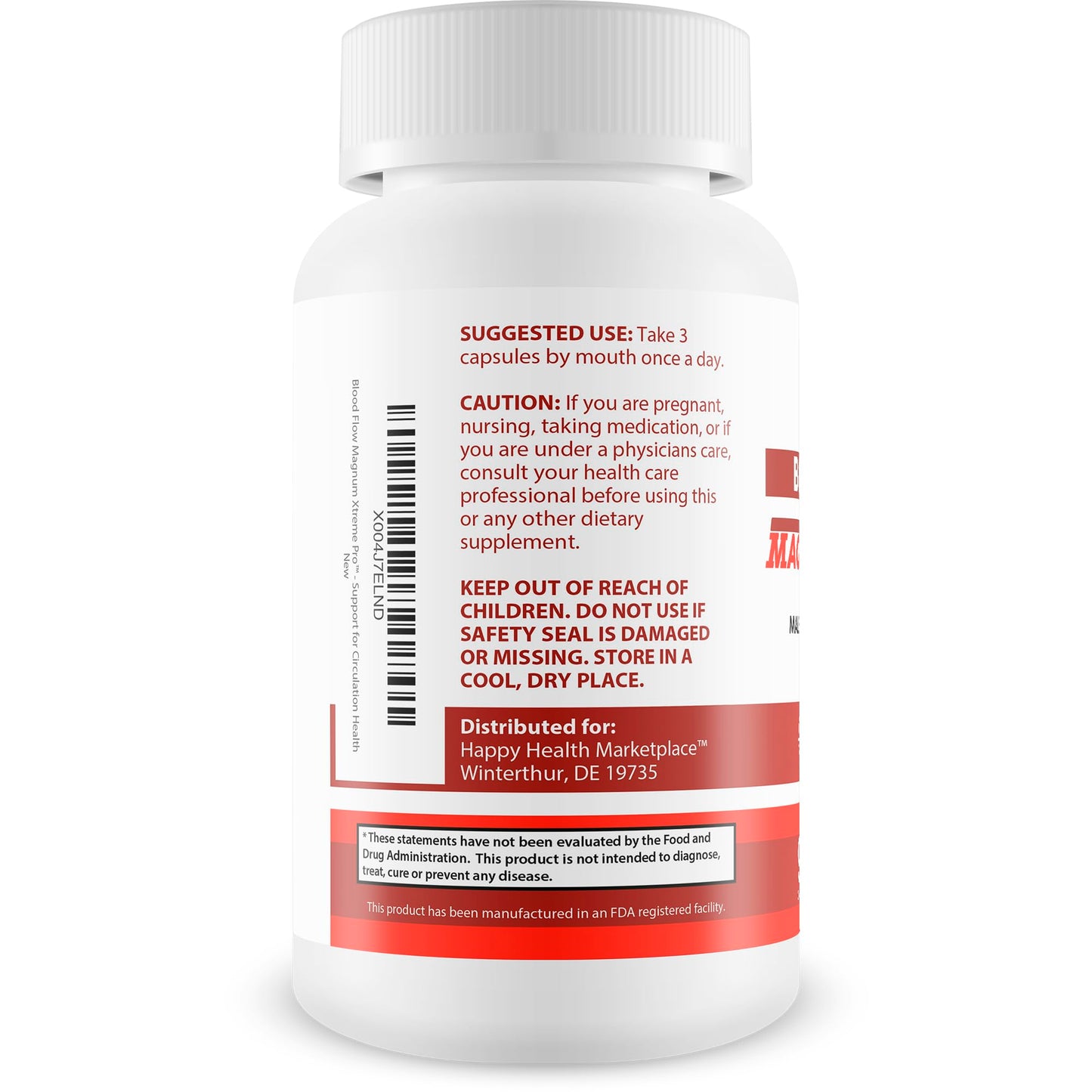 Happy Health Marketplace Blood Flow Magnum Xtreme Pro Capsule 90 Count