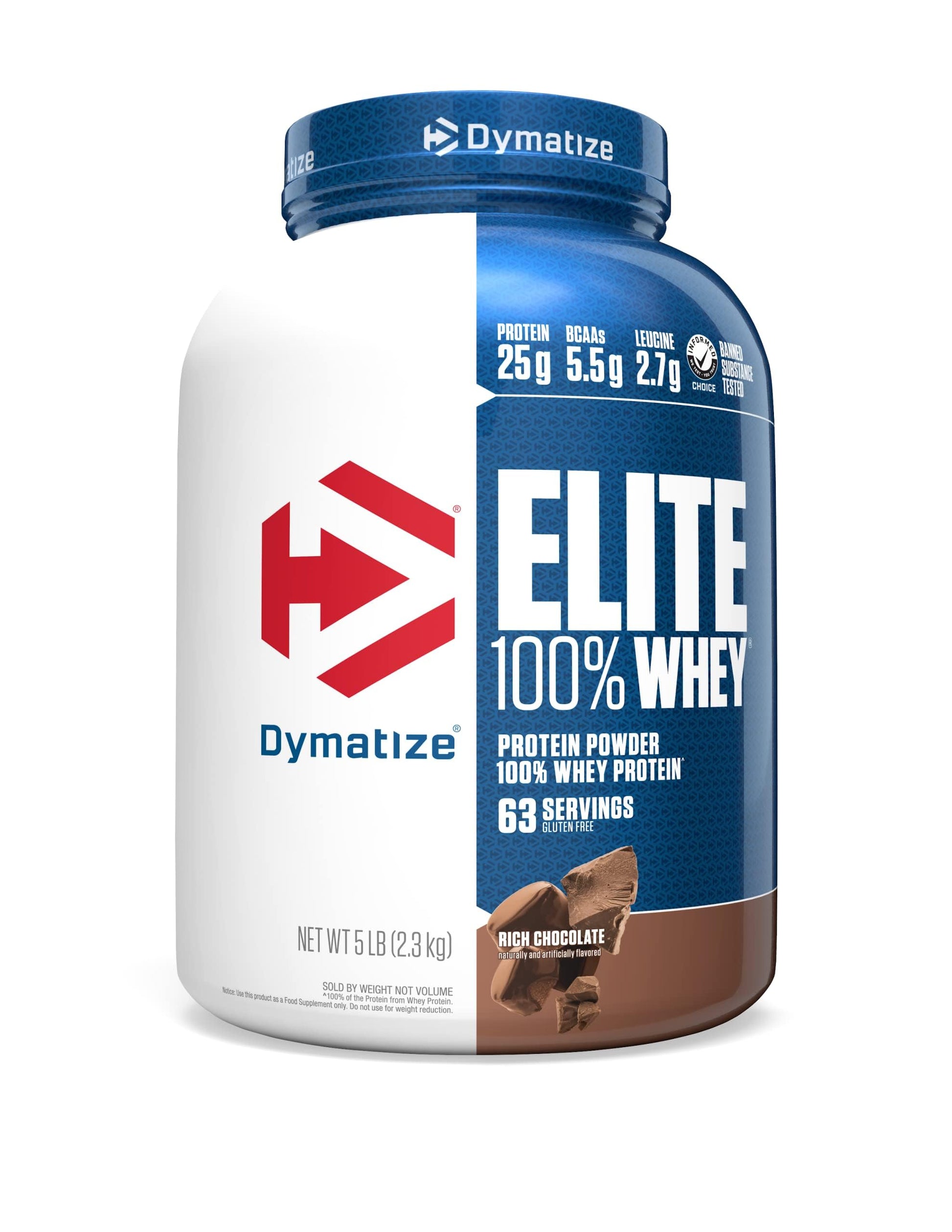 Dymatize Elite 100% Whey Protein Powder 80