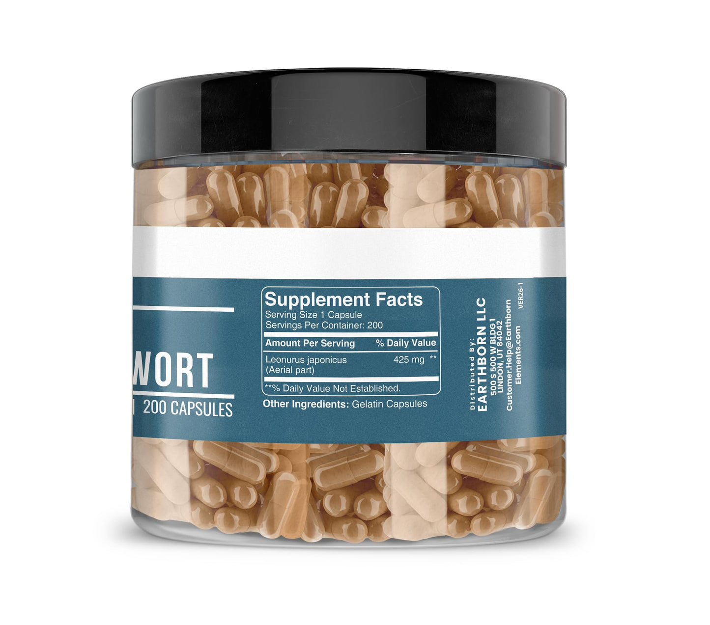 Earthborn Elements Chinese Motherwort Capsules 200 Count