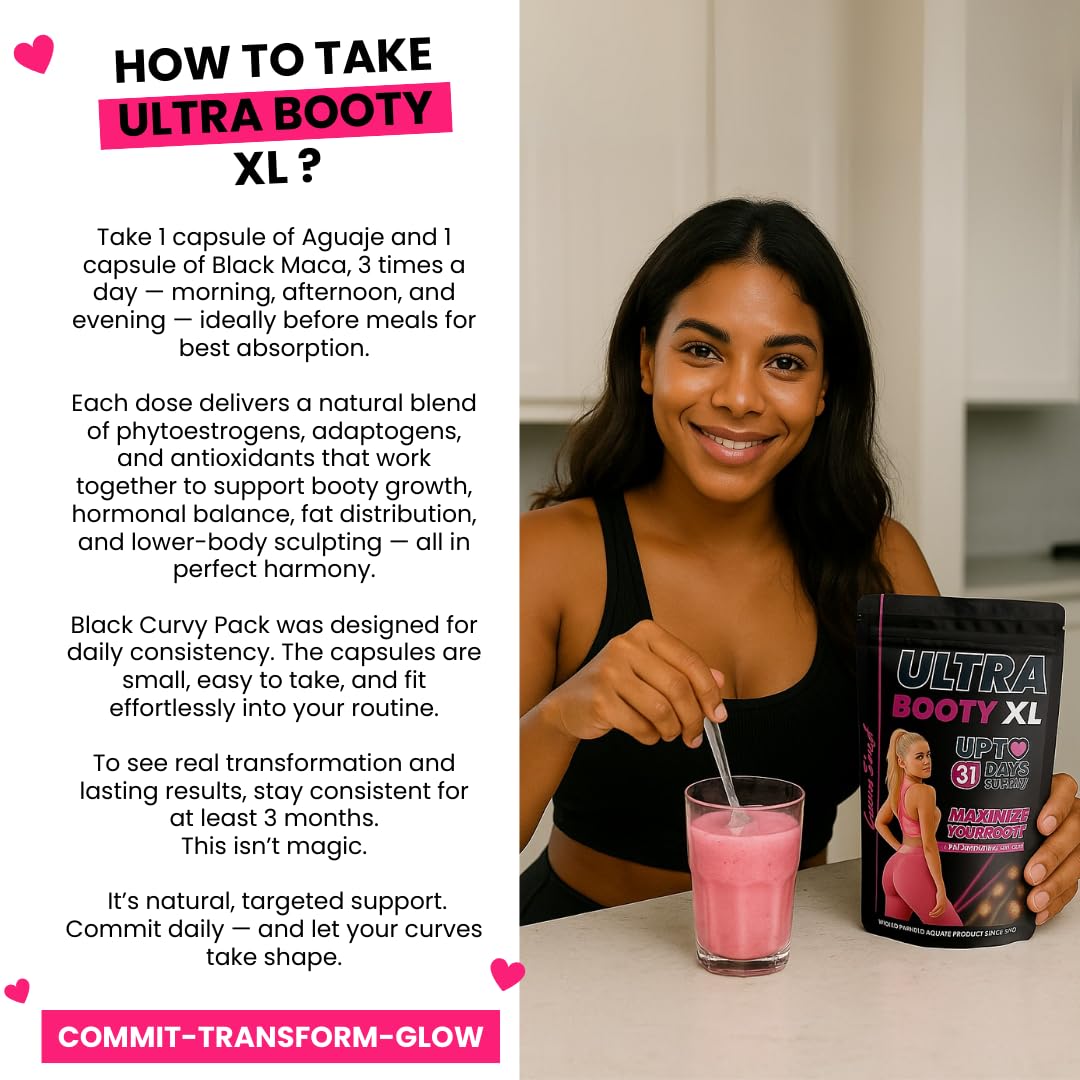 Curvy Fruit Maximize Your Booty Growth - Aguaje + Black Maca Root Powder 4.9 oz