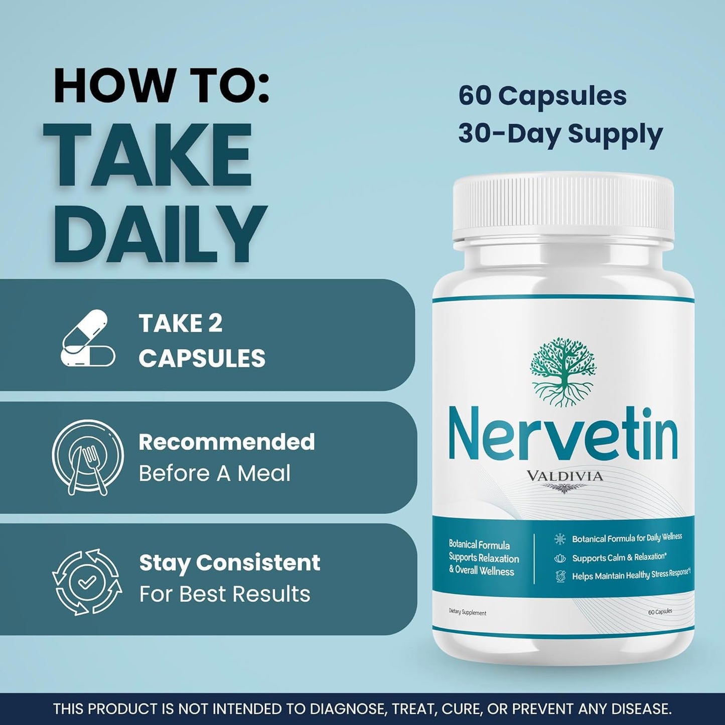 Valdivia Nervetin Capsules 180 Capsules