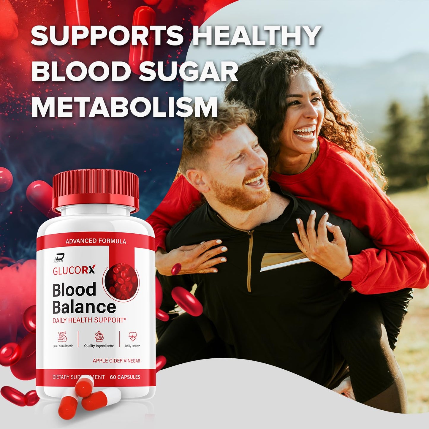Indelo Glucorx Bloodbalance Advanced Formula Capsules, 60 Capsules