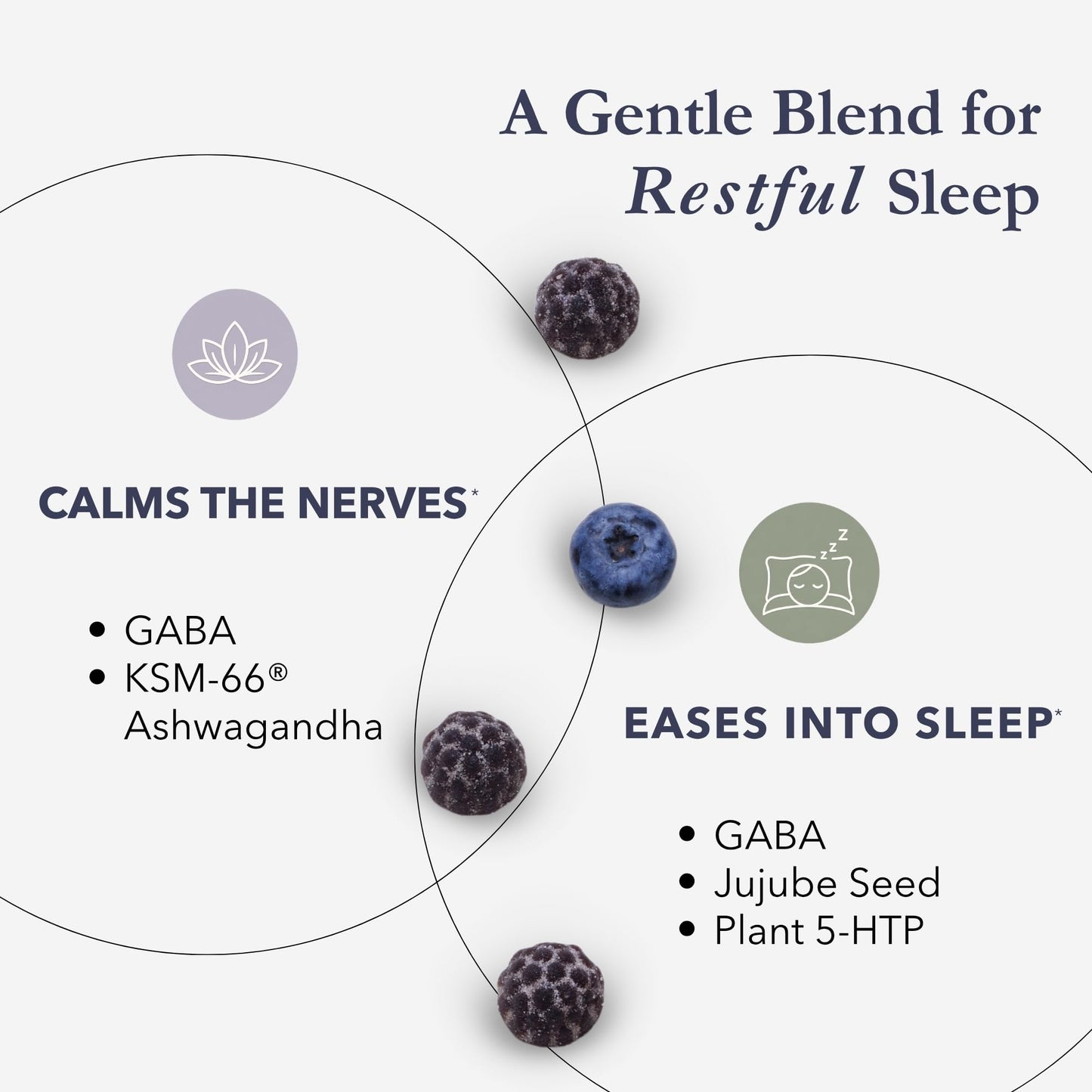 Dobel USA Calm & Sleep Gummies for Adults Gummy, 60 Count