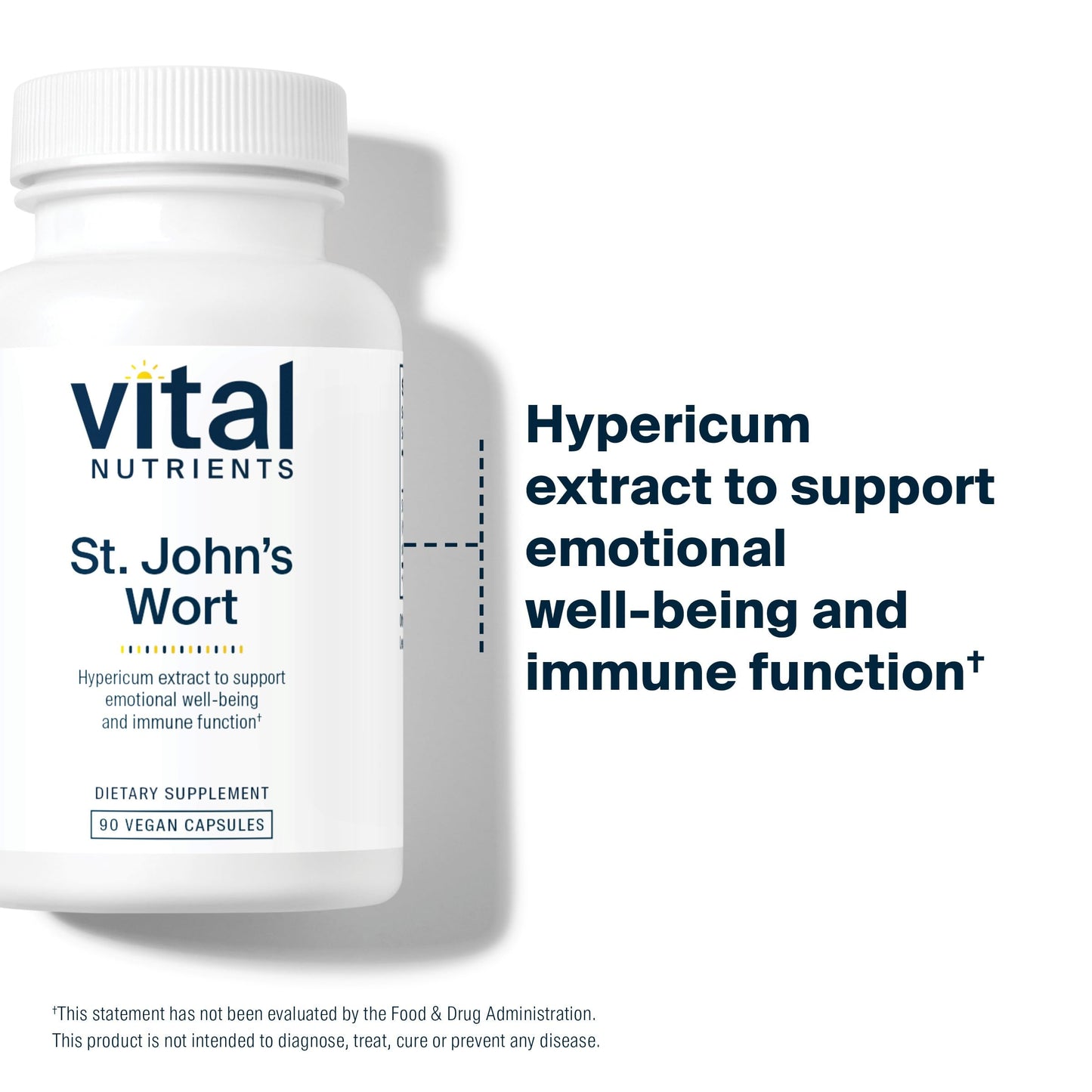 Vital Nutrients St John's Wort 600mg Capsule, 90 Capsules