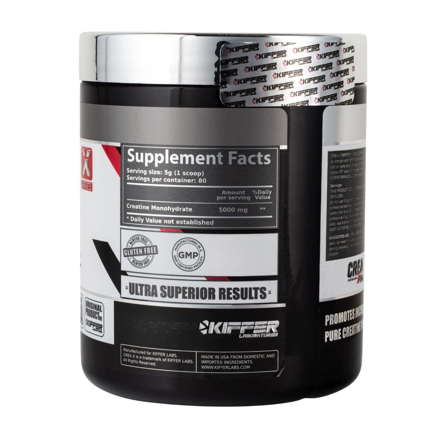 Kiffer Laboratories CreaX Creatine Monohydrate Powder, 14 oz
