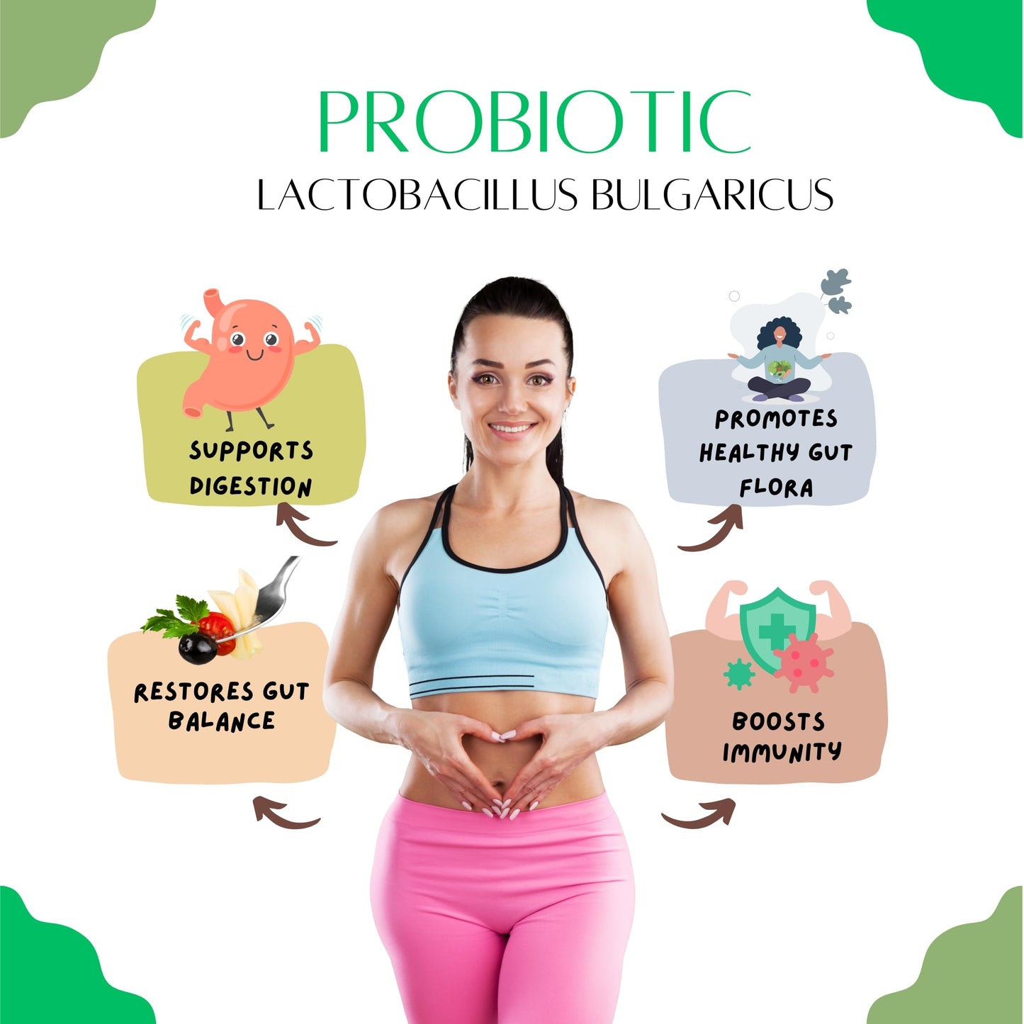 Genesis LABORATORIES LB Probiotic Daily Lactobacillus Bulgaricus Capsule, 14 Count