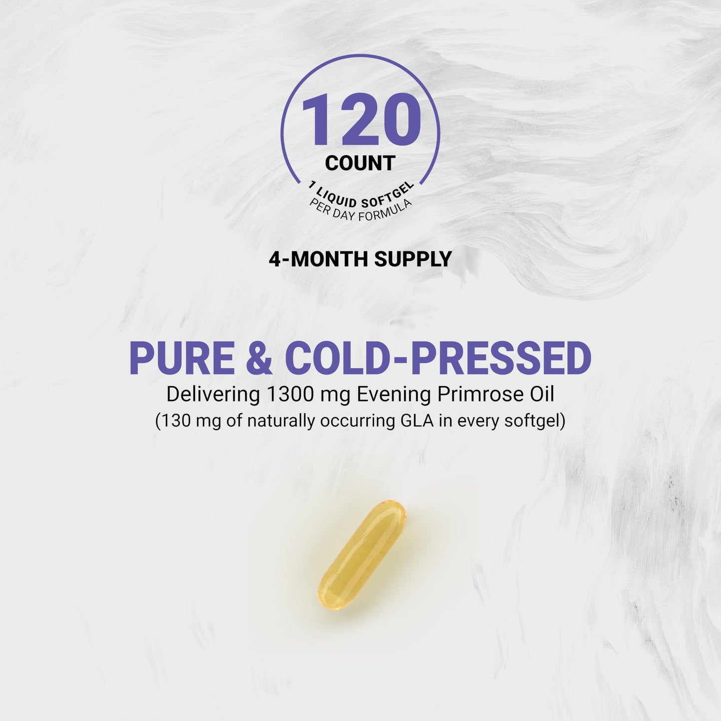 Naturalis Evening Primrose Oil (1300mg) Softgels 120