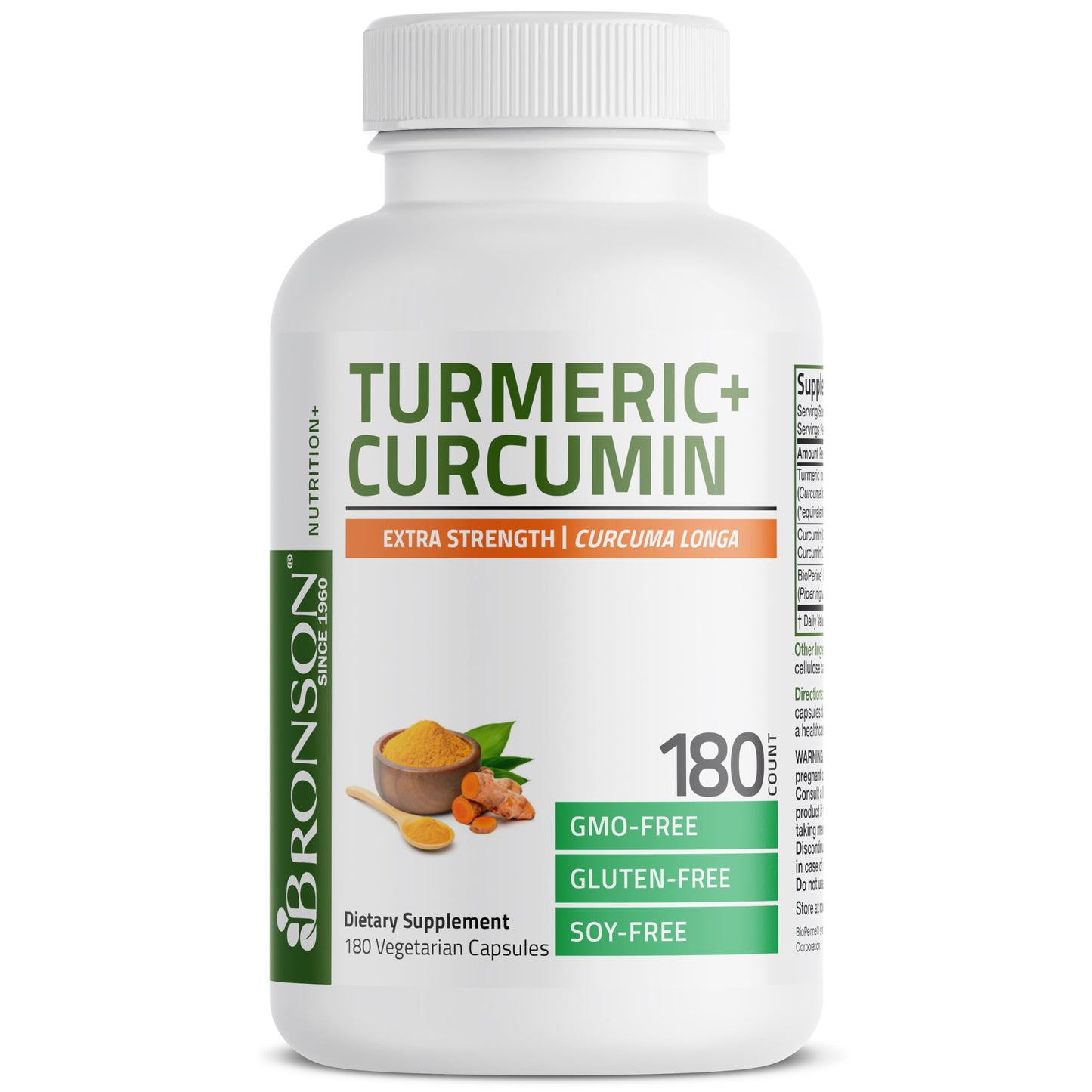 Bronson Turmeric Curcumin Extra Strength Capsules 180 Count