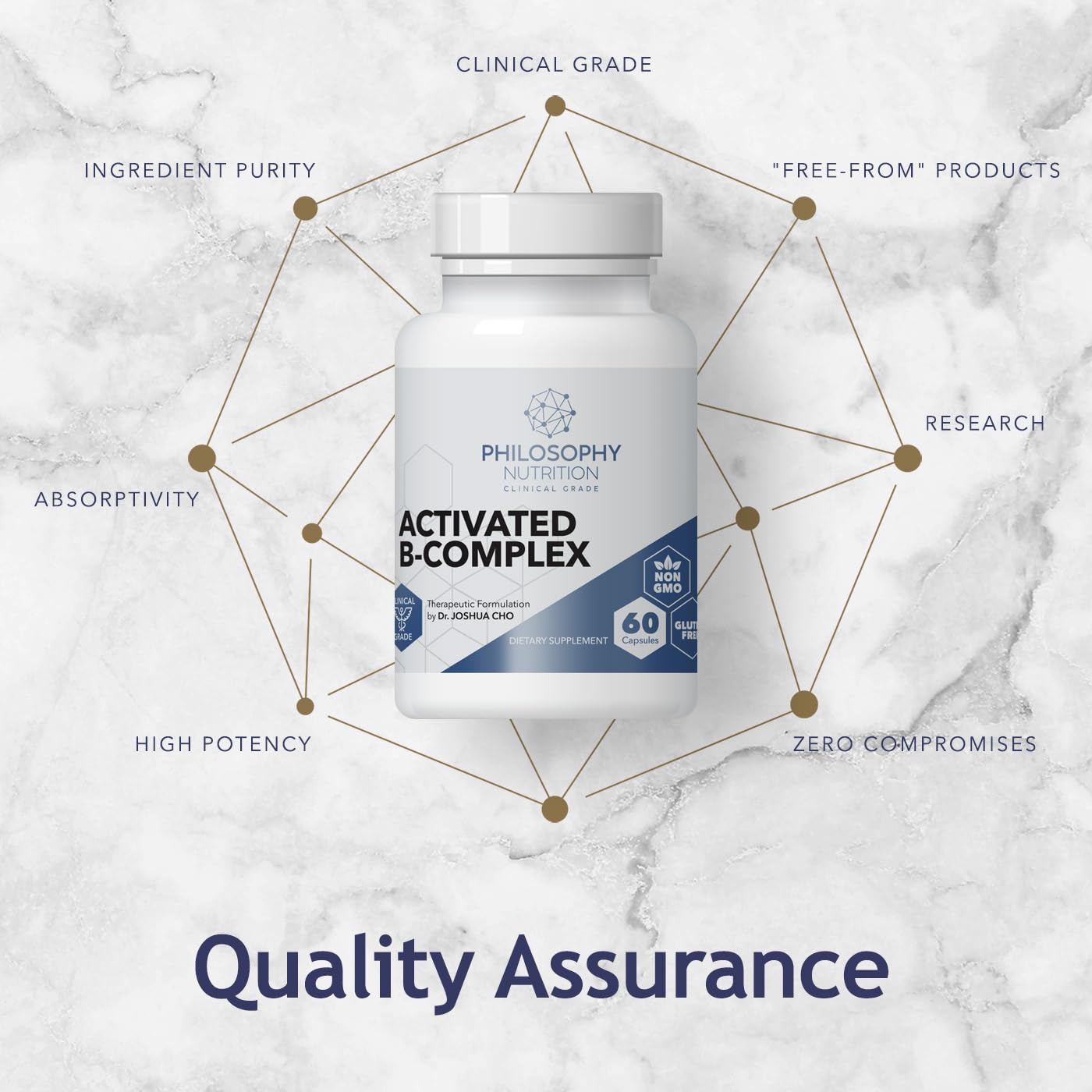 Philosophy Nutrition Activated B Complex Capsules, 60 Capsules