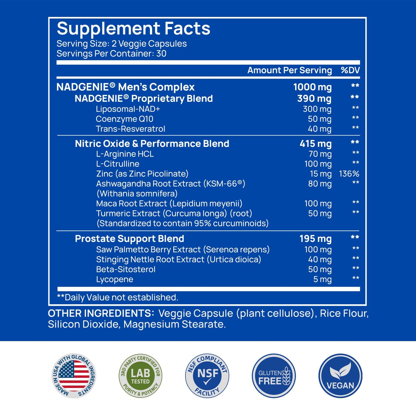 Selerb NAD+ Supplements & Magnesium Complex Bundle for Men 150 Capsules