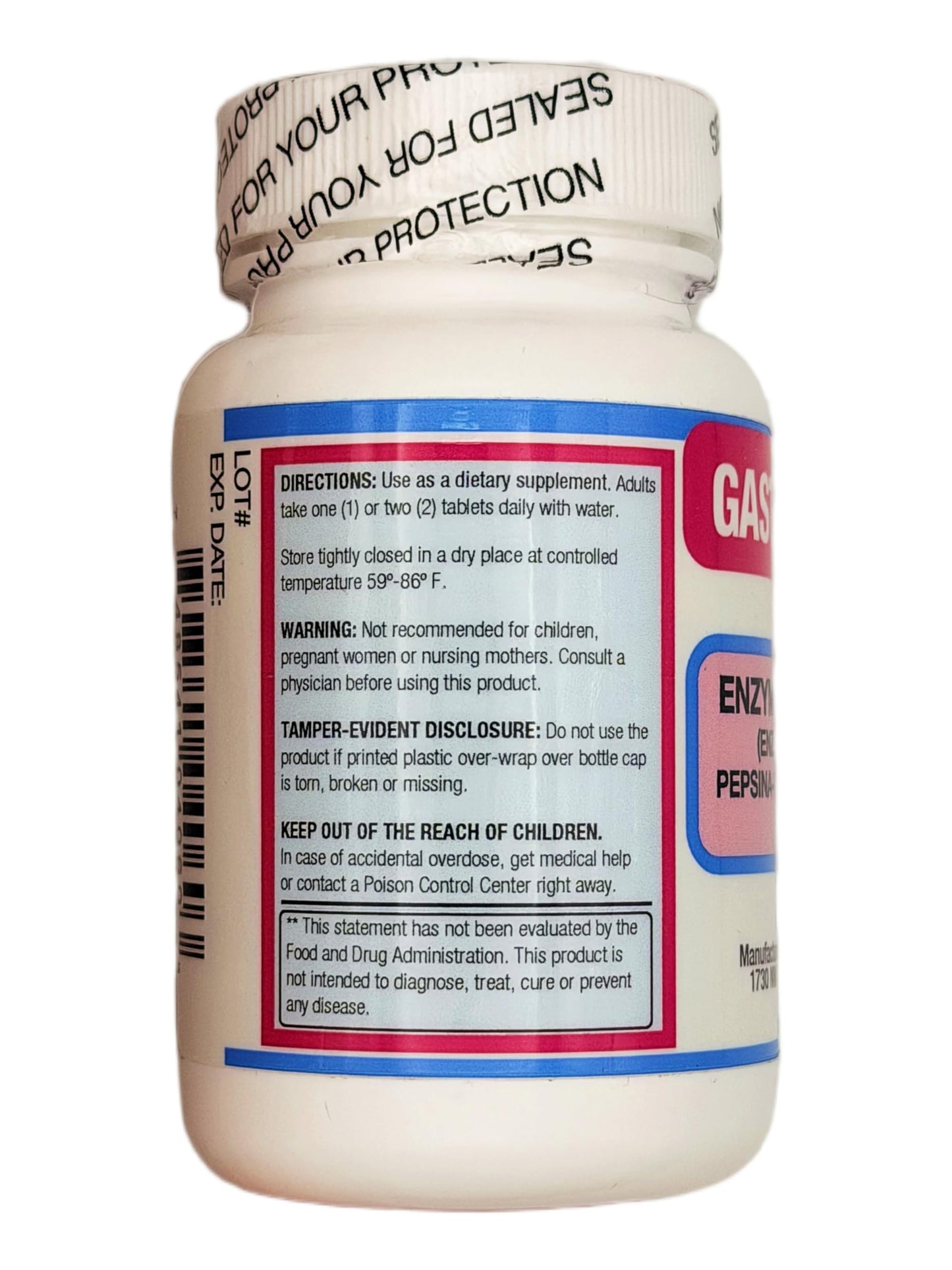 Duy Drugs Gastropepsin Digest Tablets, 60 Tablets