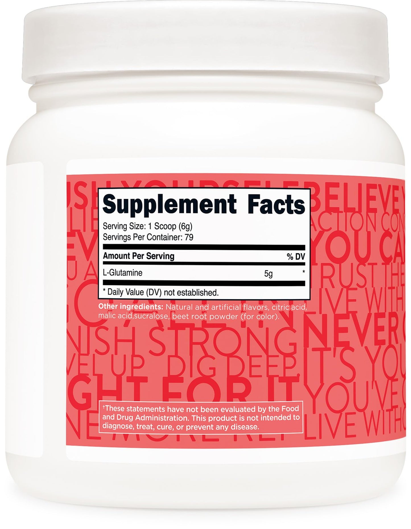 TransformHQ L-Glutamine Powder 17.637 oz