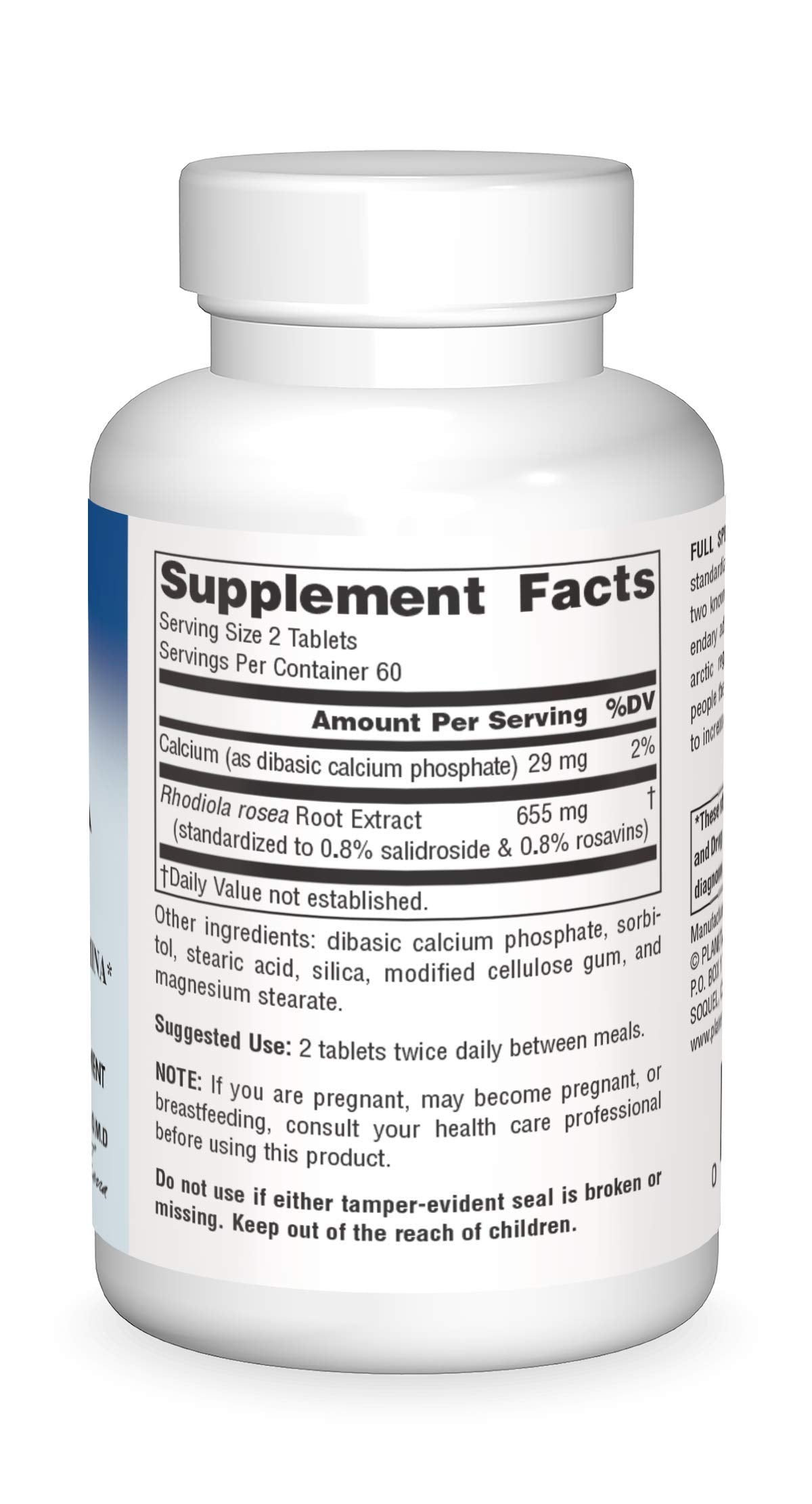 Planetary Herbals Rhodiola Rosea Extract Full Spectrum 327mg, Adaptogen for Physical & Mental Stamina, 120 Tablets
