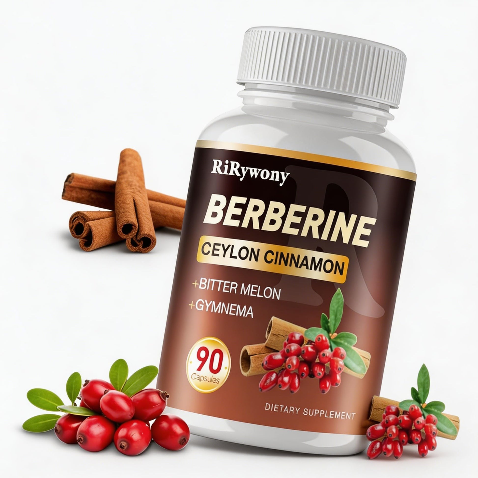 RiRywony Health Berberine Capsule 90 Capsules