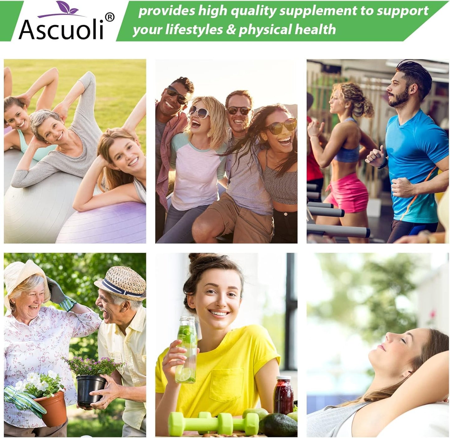 Ascuoli Trans-Resveratrol Purity 99%, 3-in-1 Advanced Formula Resveratrol Supplement for NAD+, Immune & Energy Support, Anti-Aging, Skin Health & Antioxidant, 240 Tablets