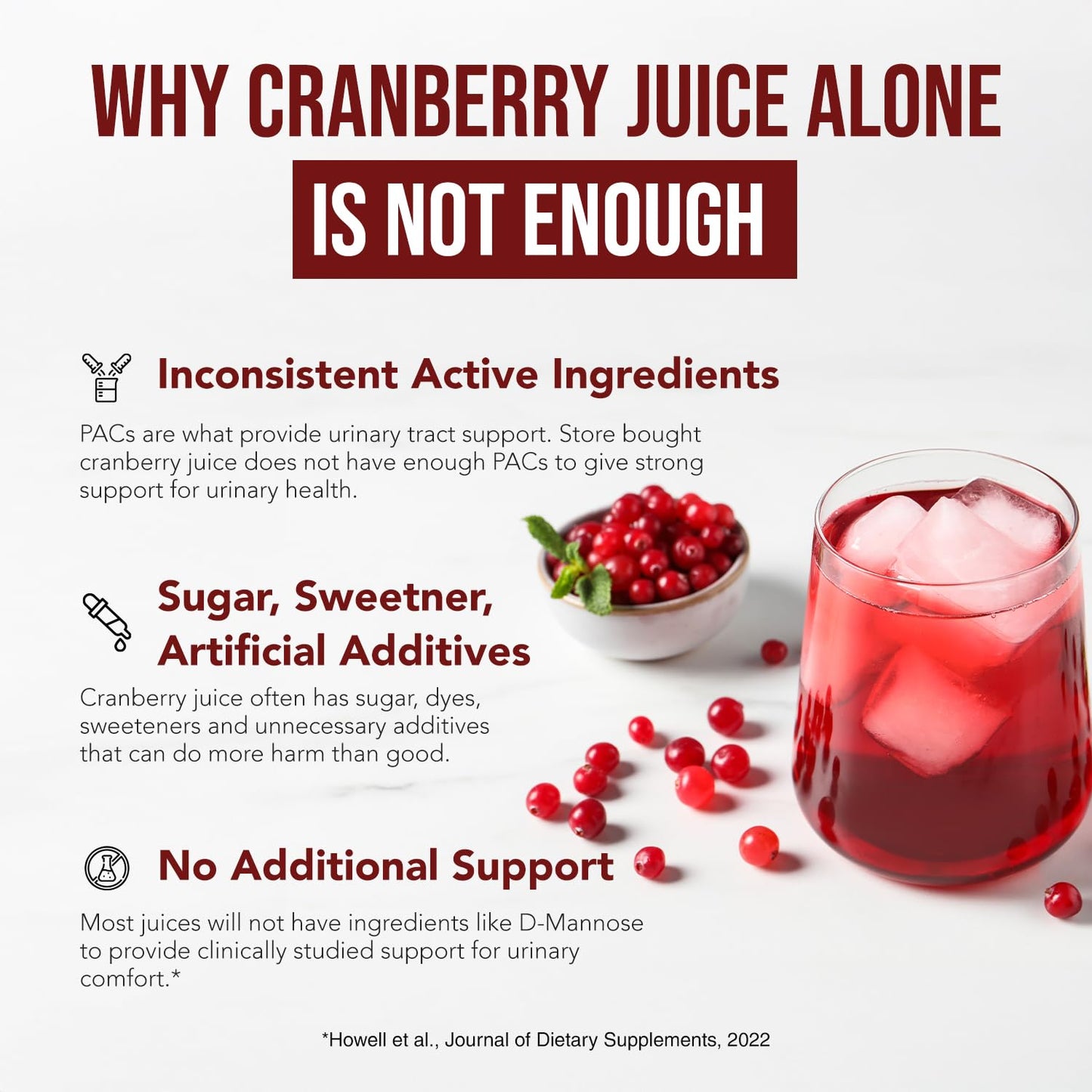 Triquetra Health CranEaze Cranberry Juice Extract Plus D-Mannose 36 mg PAC, 100% Soluble PAC, Supports Urinary Tract Health, UTI Cranberry Supplement, 60 Capsules