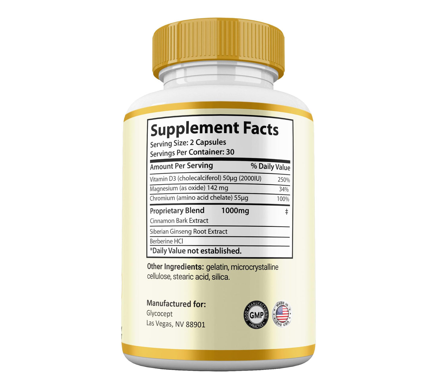 Shark Labs Glycocept Capsules, 60 Count