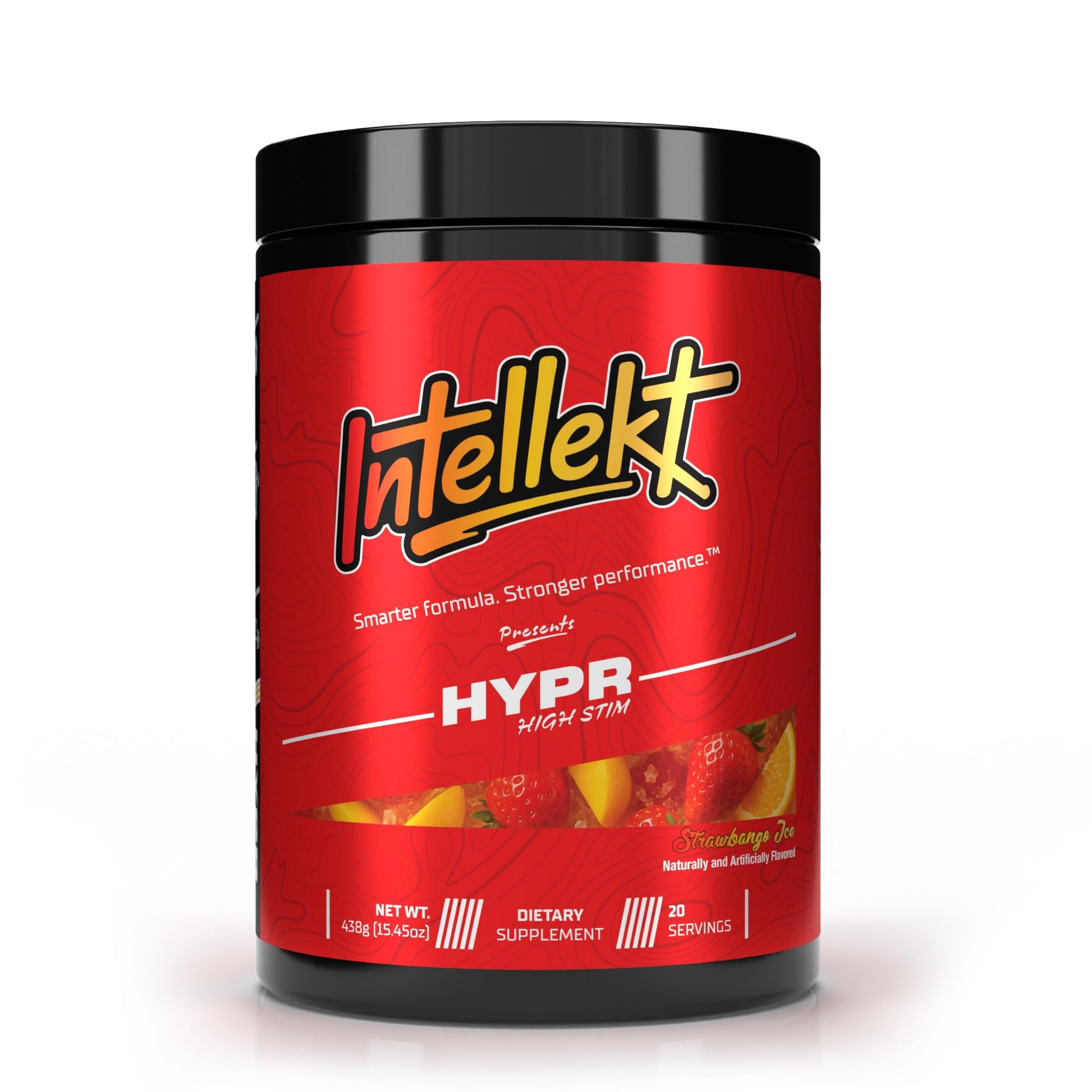 INTELLEKT Lifestyle Hypr High Stim Pre Workout Powder, 20 Servings
