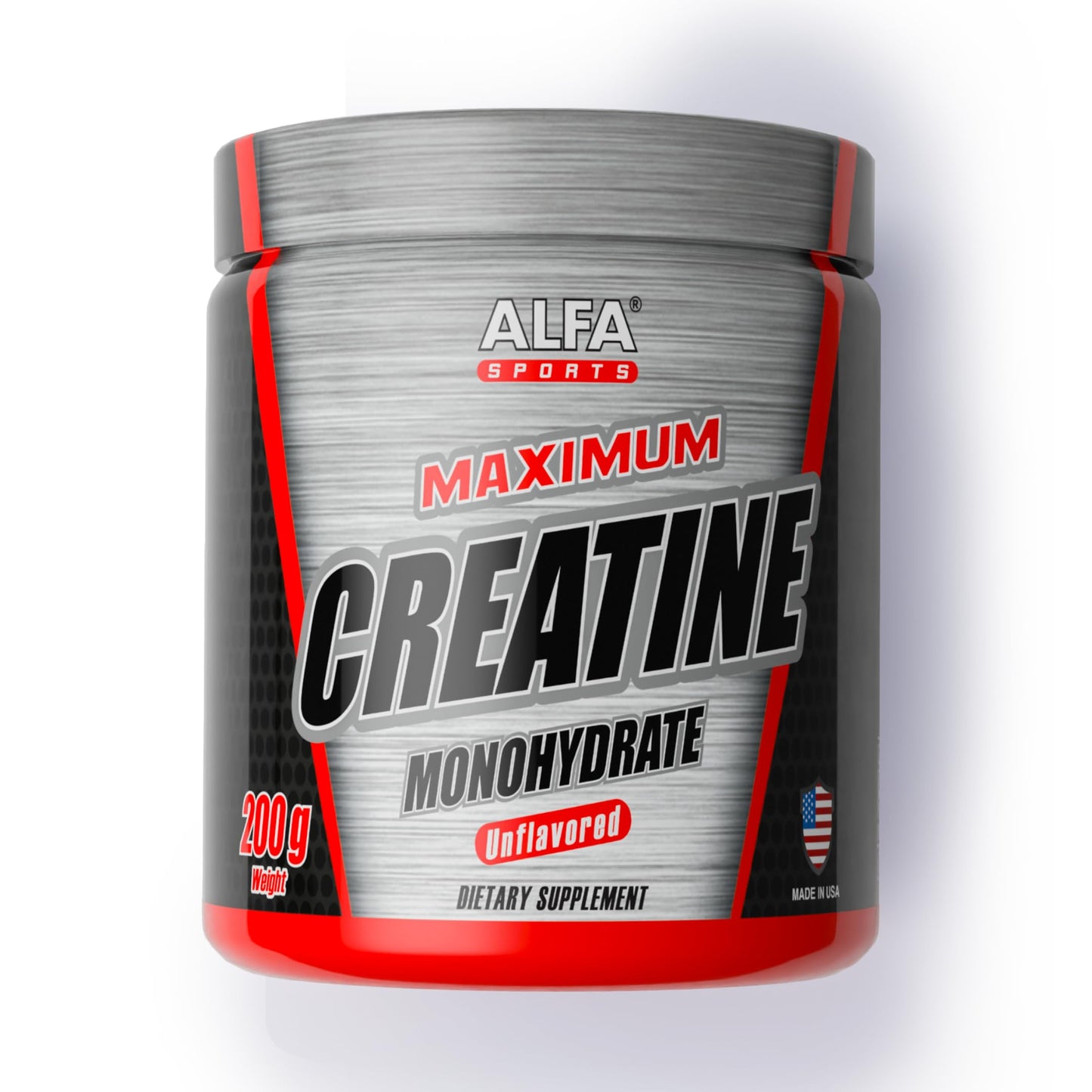 ALFA VITAMINS Alfa Sports Creatine Powder Formula 7.05 Ounce
