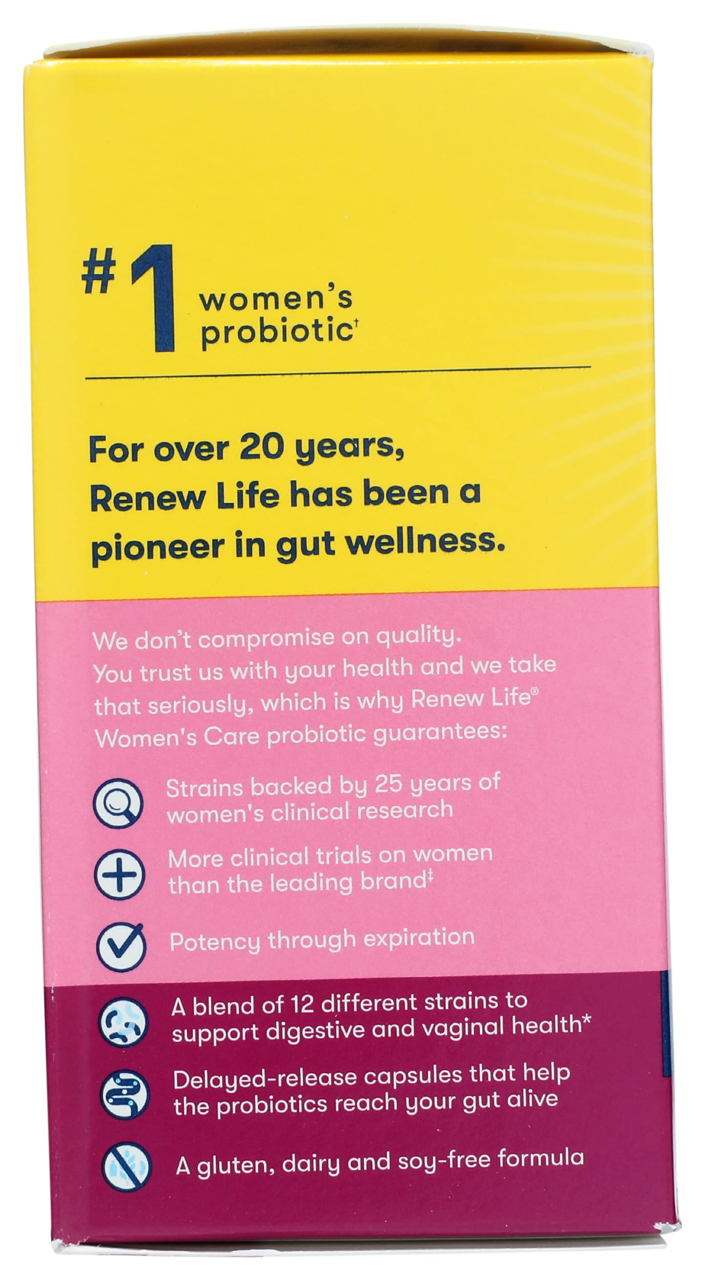 Renew Life Women's Probiotic Capsules 60 Count
