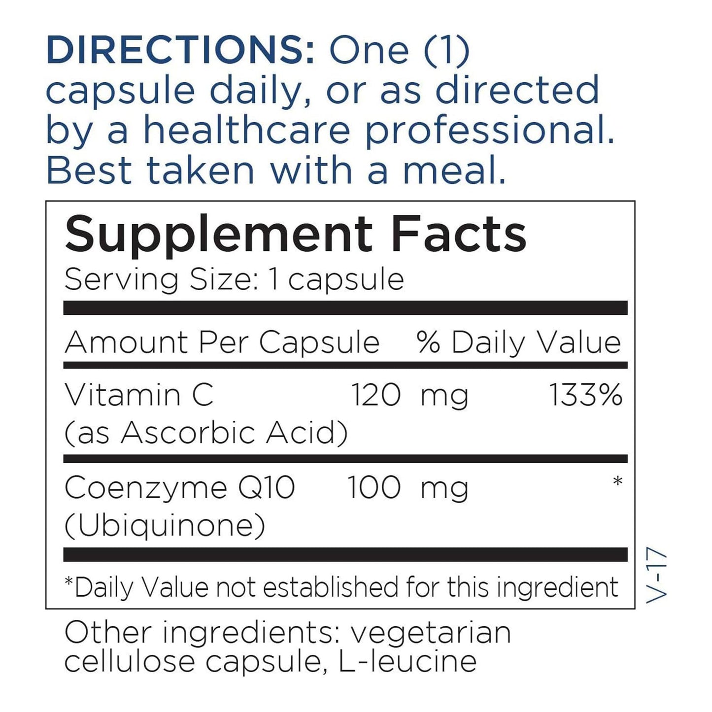 Metabolic Maintenance CoQ10 100 mg, 60 Capsules
