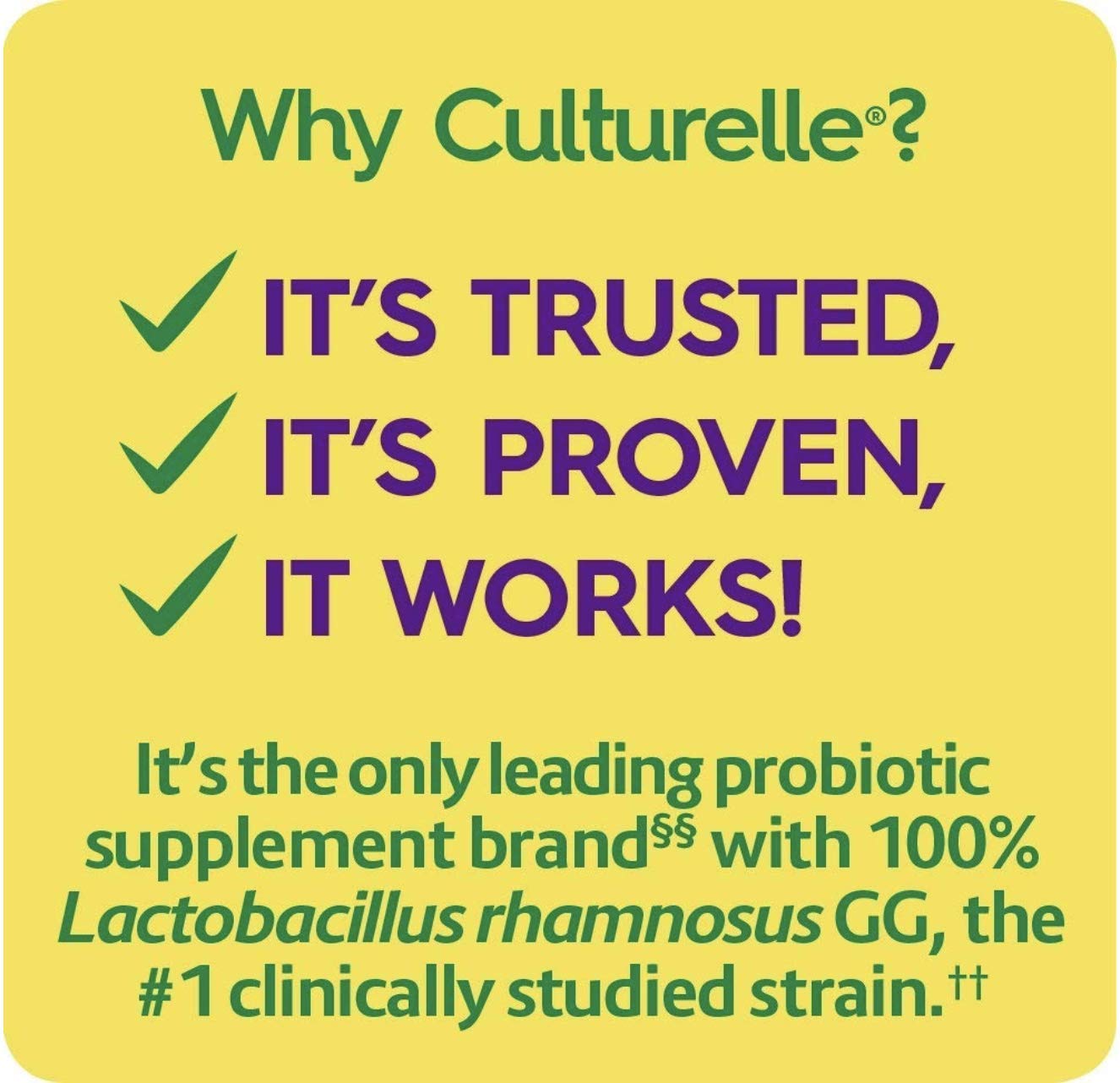 Culturelle Daily Probiotic Capsule, 60 Count