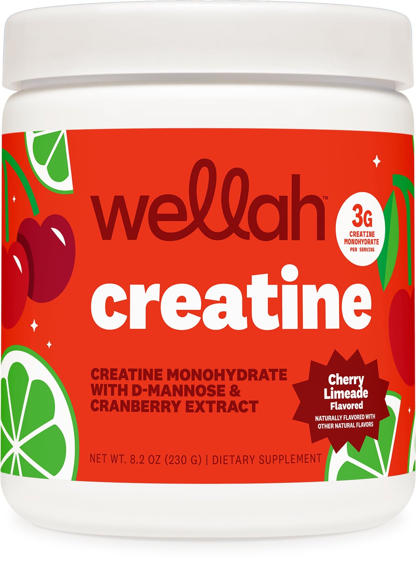Wellah Creatine for Women Powder 8.2 Ounce