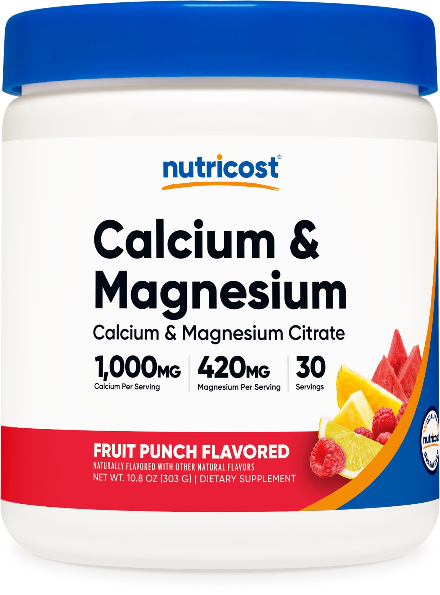 Nutricost Calcium Magnesium Powder 10.8 oz