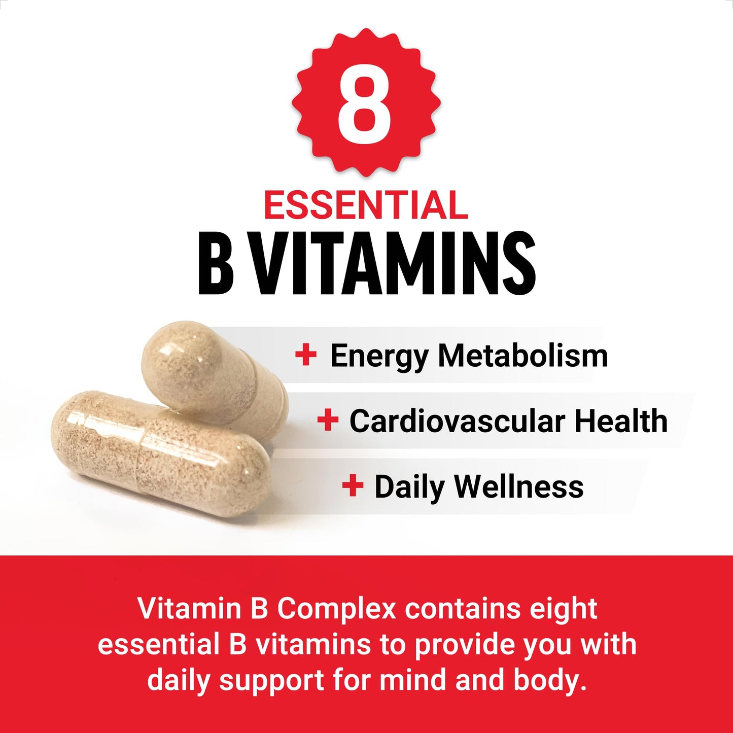 Force Factor Vitamin B Complex, 60 Capsules