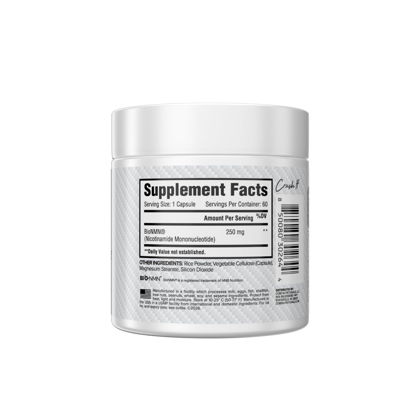 Core Nutritionals BioNMN 60 Capsules