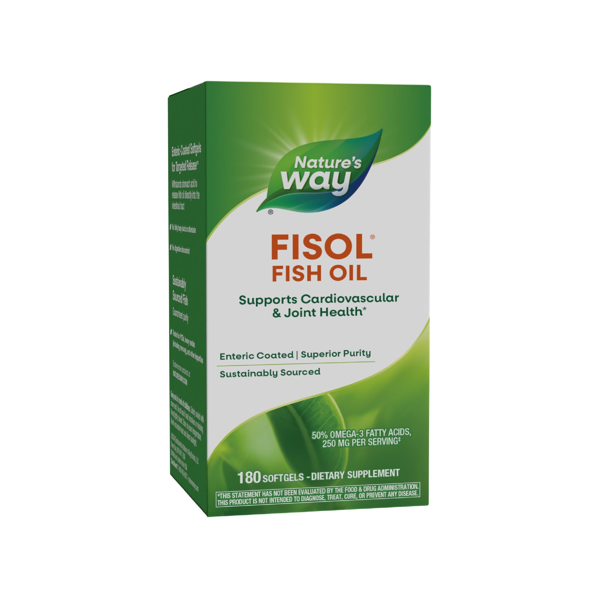 Nature's Way Fisol Fish Oil Softgels 180