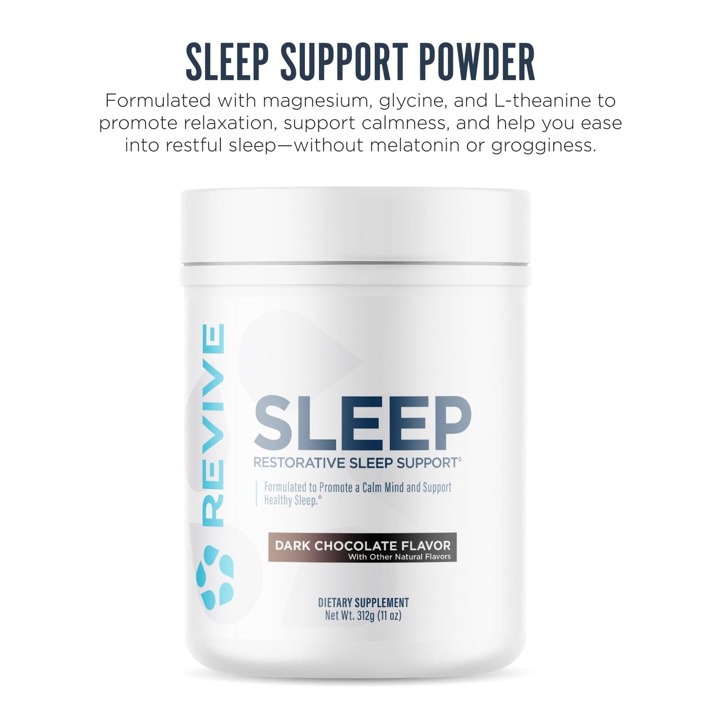 Revive Sleep Support Supplement for Adults Powder, 11 oz