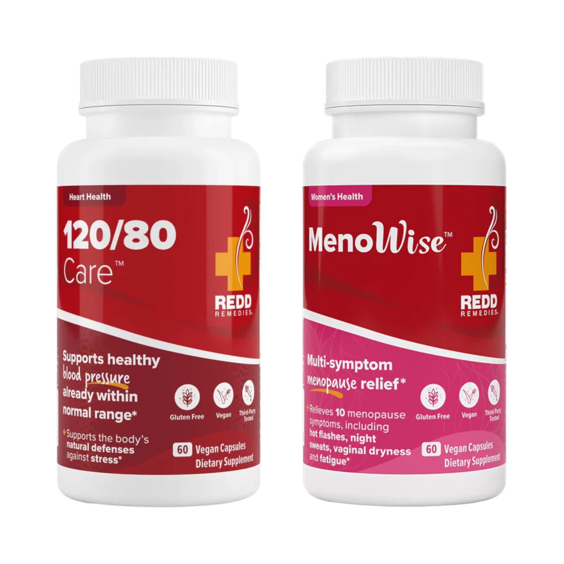 Redd Remedies 120/80 Care and MenoWise, 120 Capsules