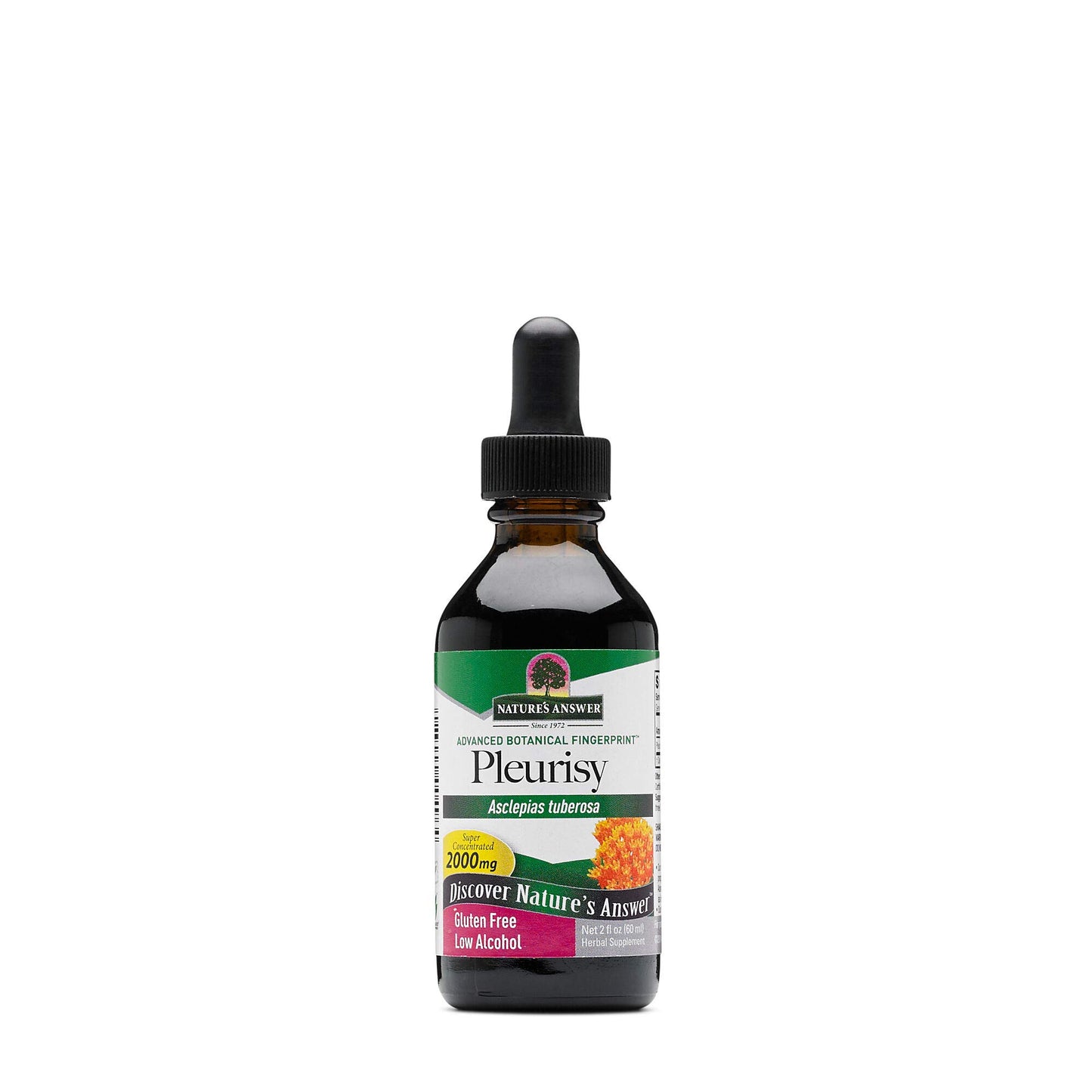 Nature's Answer Pleurisy Root with Organic Alcohol Capsules, Tablets, 2 Fl Oz