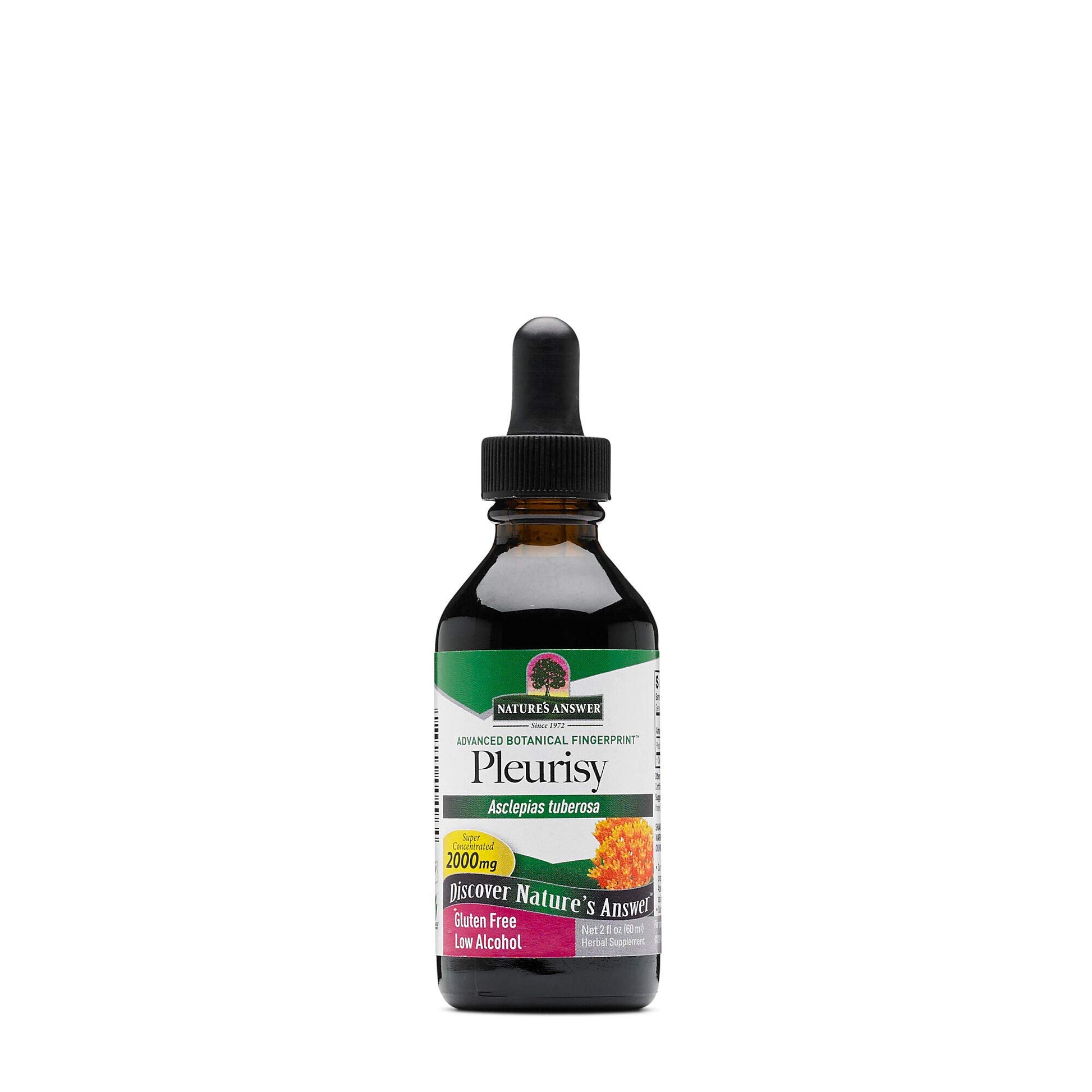 Nature's Answer Pleurisy Root with Organic Alcohol Capsules, Tablets, 2 Fl Oz