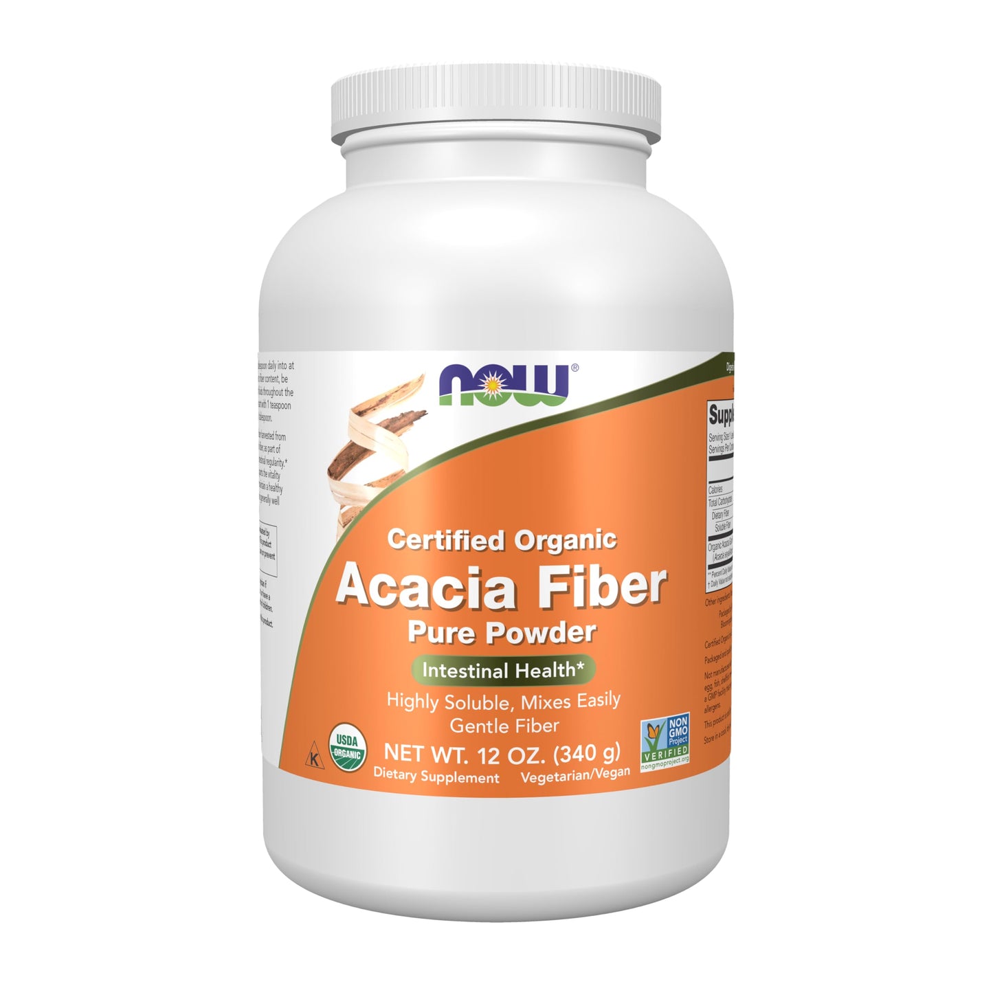 NOW Foods Acacia Pure Powder, 12-Ounce